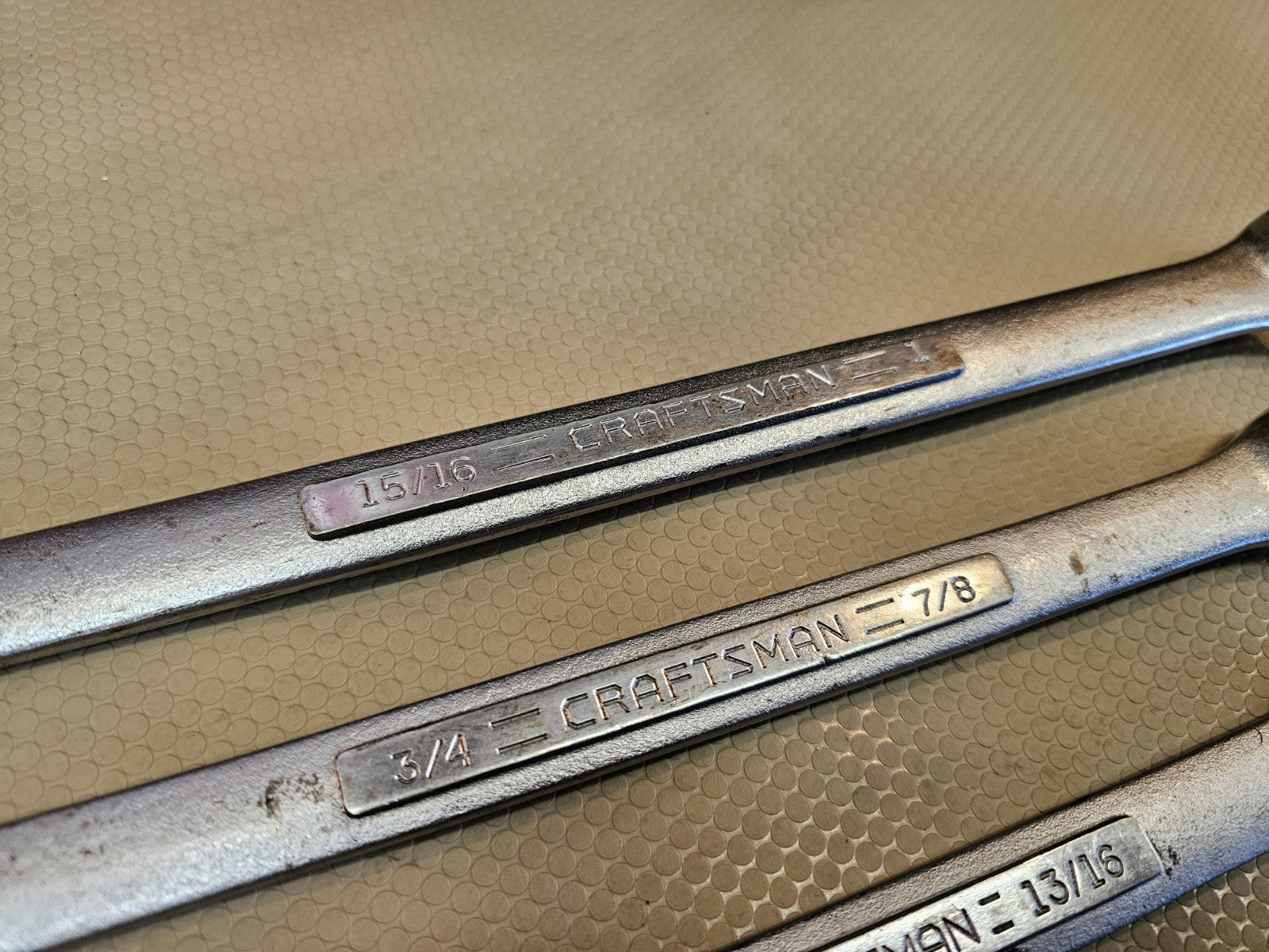 USA Made= CRAFTSMAN = 6pc LARGE Double BOX END WRENCH SET SAE INCH 3/4"  1"