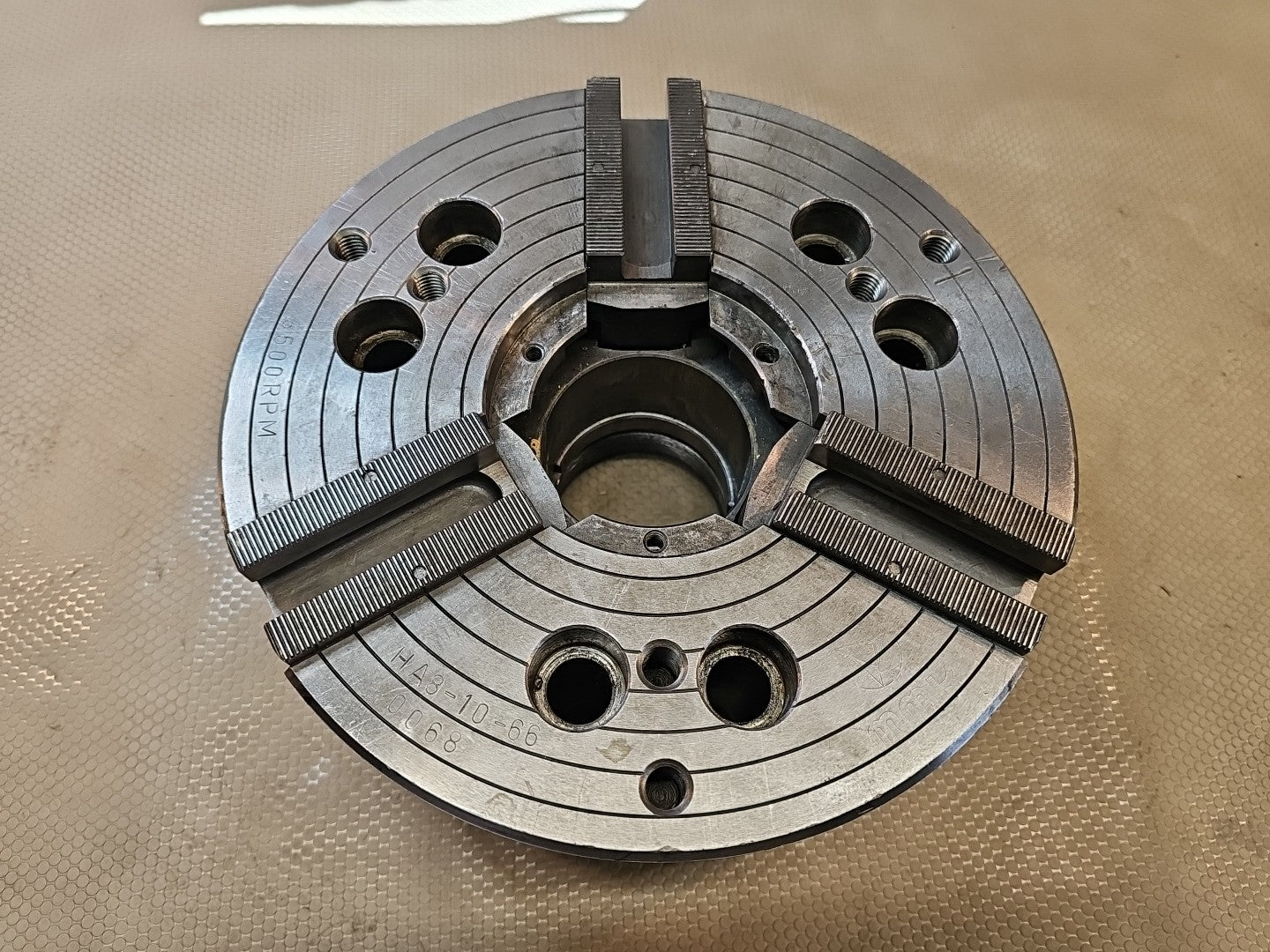 MMK 10 "  3 JAW POWER CHUCK Lathe POWER CNC 3500 RPM HA8-10-66