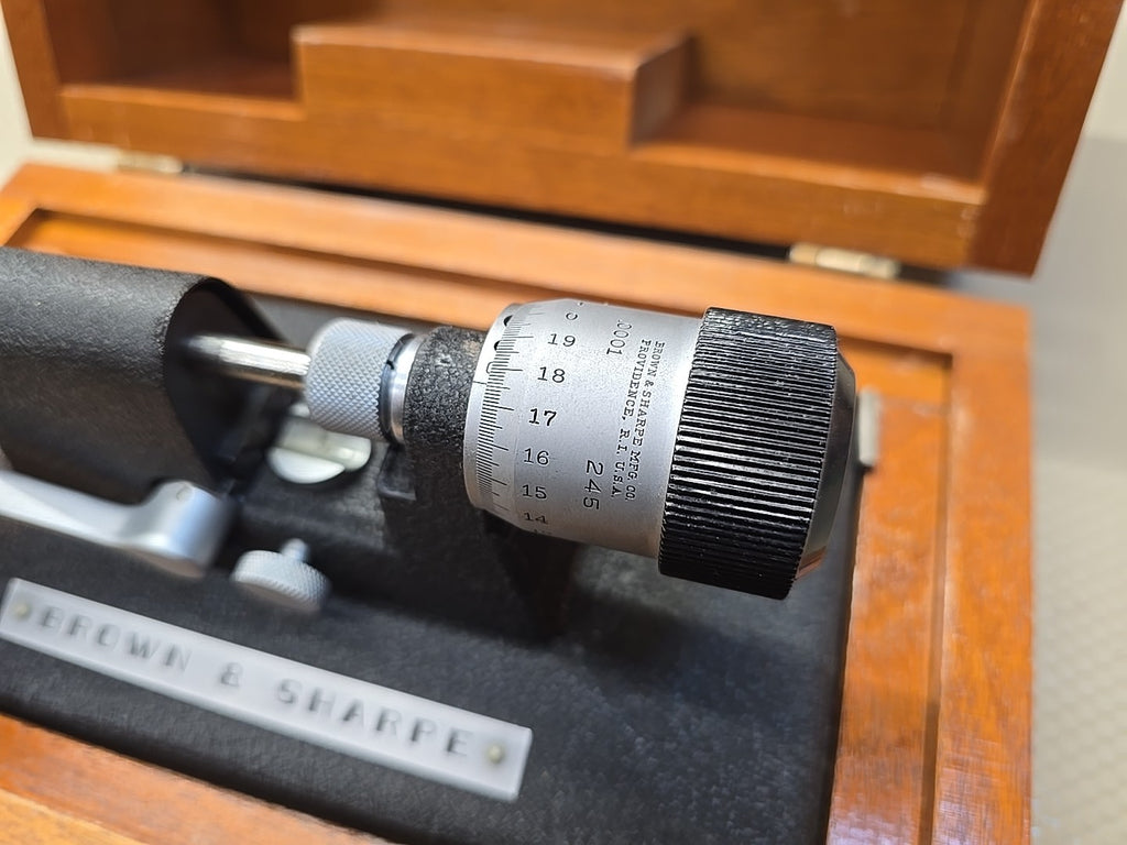 Vintage Brown & Sharpe Indicating Bench Micrometer #245 *MINTY!*