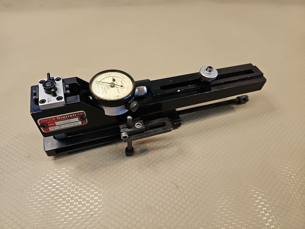 Starrett 1102 1-12" .0005" Shallow Indicator Diameter Gages *CLEAN*