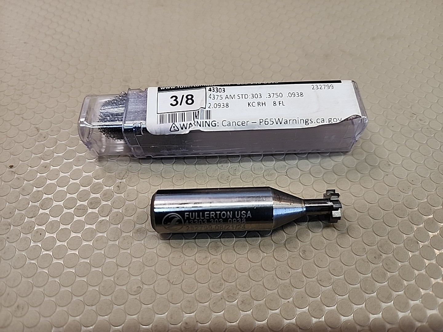 FULLERTON 43303  KEYSEAT CUTTER, 3/8" 2.0938 NEW