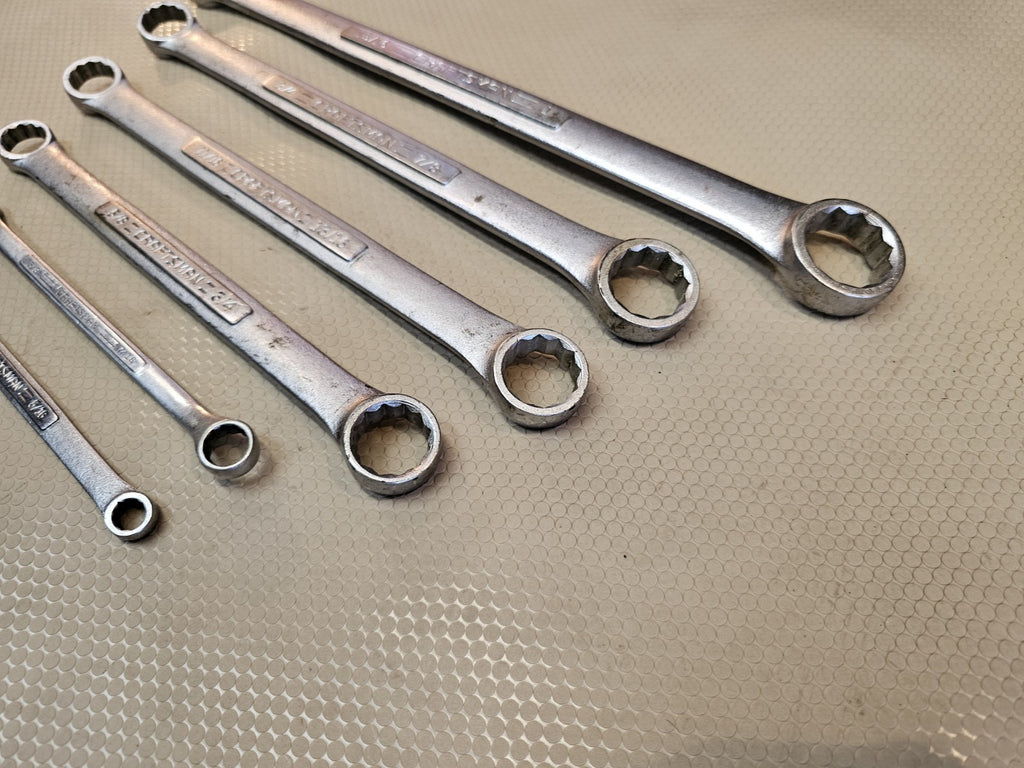 USA Made= CRAFTSMAN = 6pc LARGE Double BOX END WRENCH SET SAE INCH 3/4"  1"