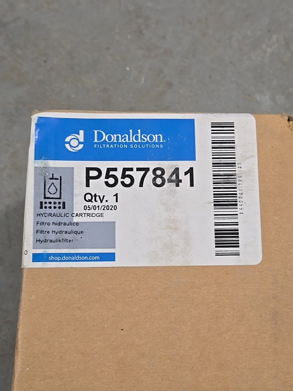 Donaldson Genuine P557841 Hydraulic Filter Cartridge, Case Tractors Towmotor