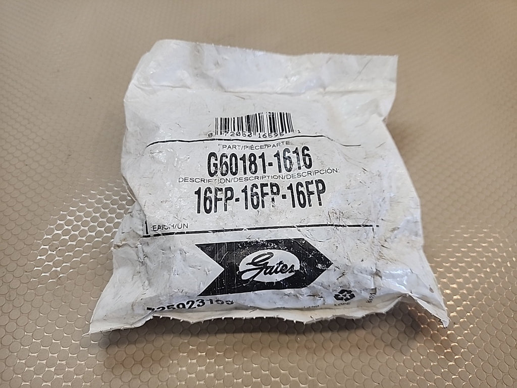 Gates G60181-1616 Female Pipe NPTF Tee Hydraulic Fitting, 16FP-16FP-16FP