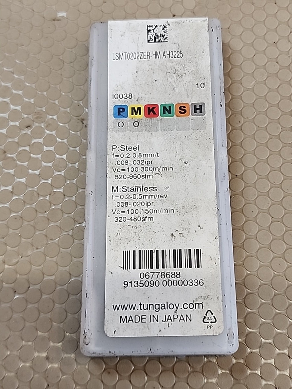 TUNGALOY LSMT0202ZER-HM  AH3225