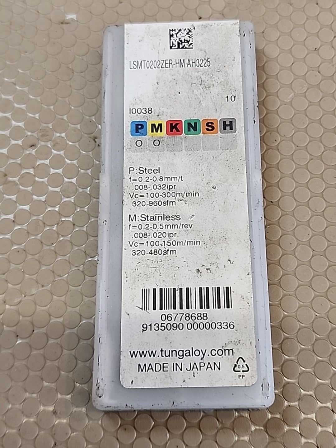 TUNGALOY LSMT0202ZER-HM  AH3225