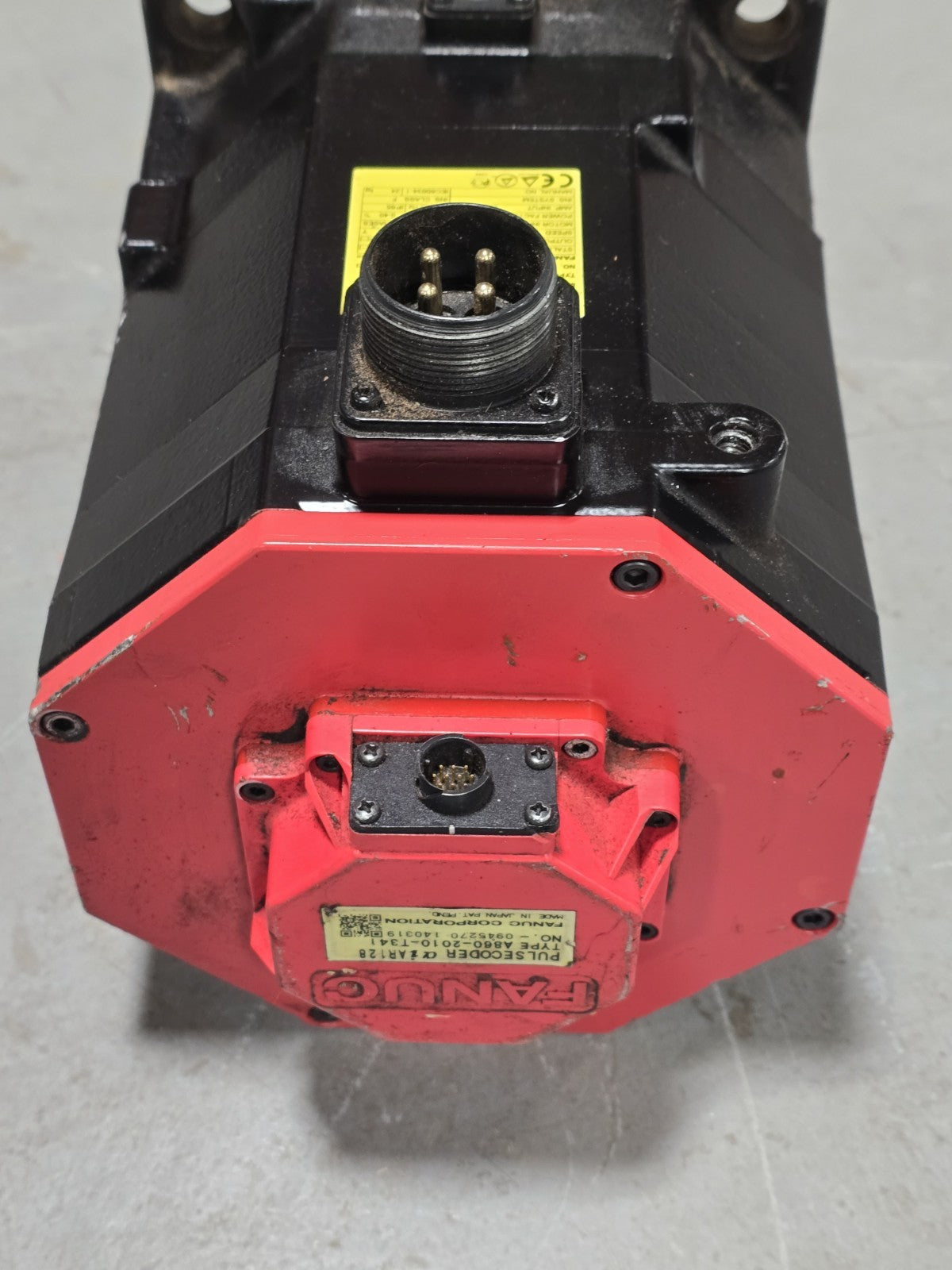 FANUC A06B-0041-B605 S042 AC SERVO MOTOR, 2000 RPM, #617146G *LIGHT USE*