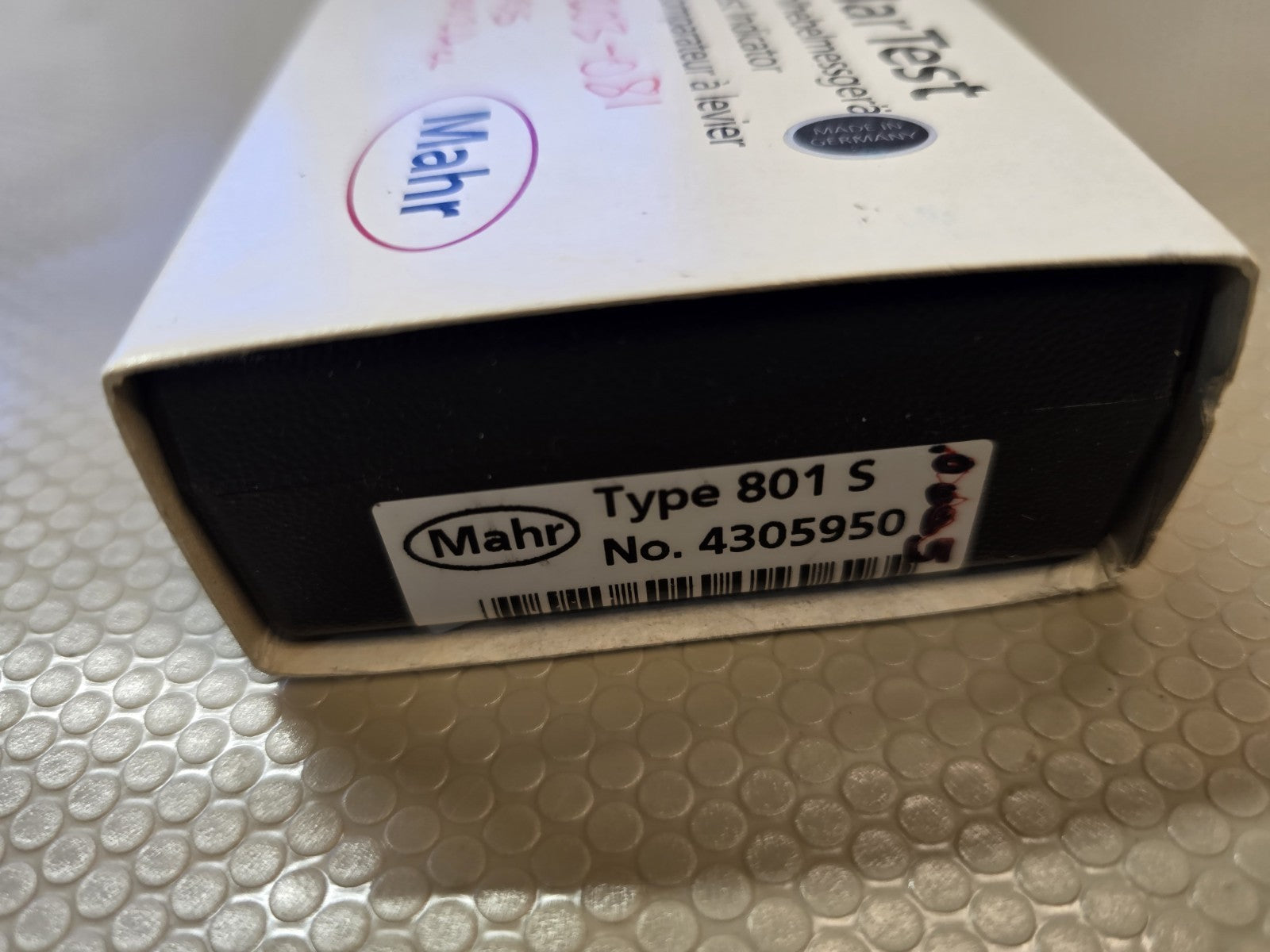 Mahr Federal MarTest 801 S, 30060231, 0.0005"