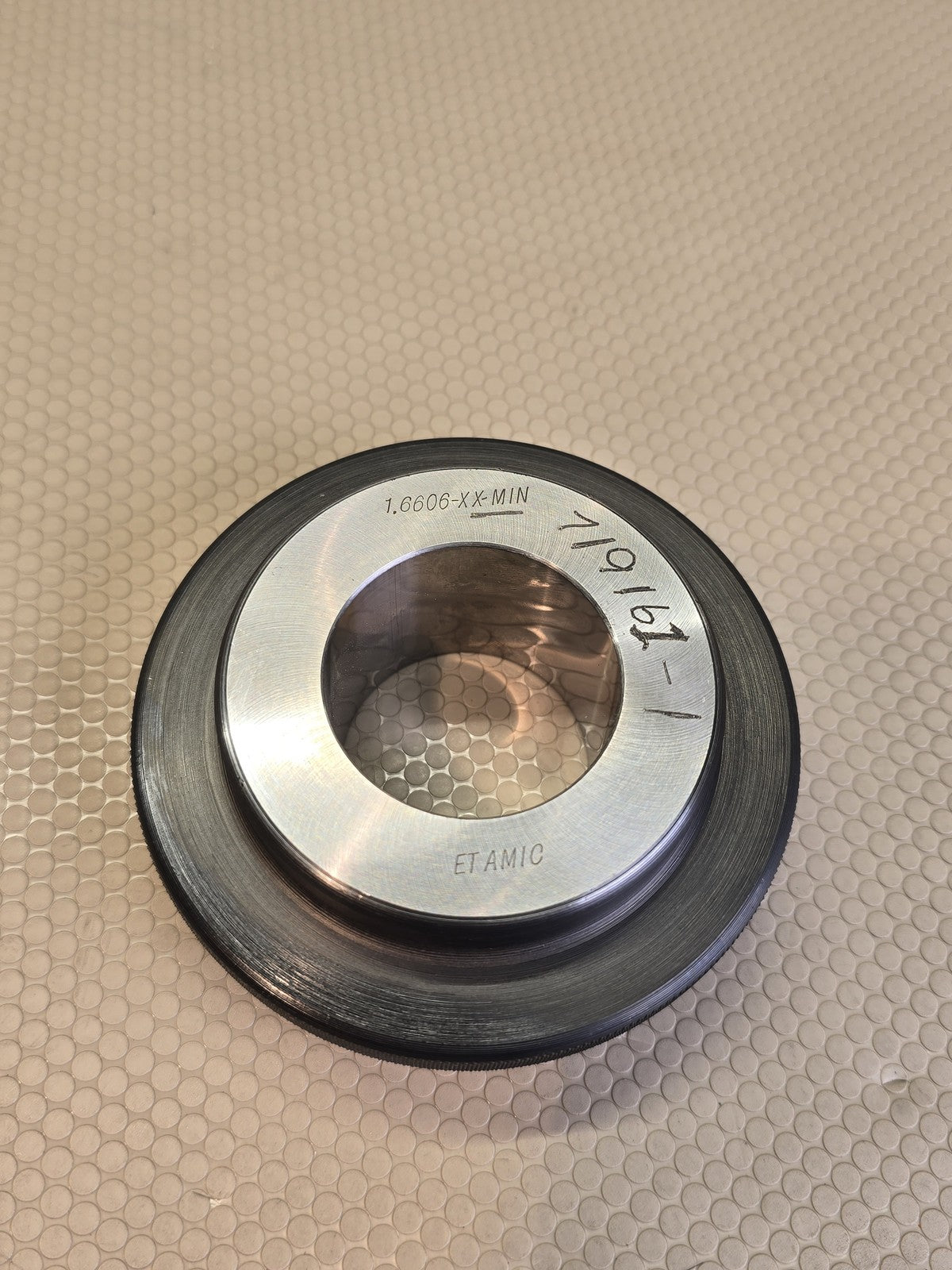 Etamic 1.6606-XX-MIN Master Setting Ring Gauge Calibration Tool