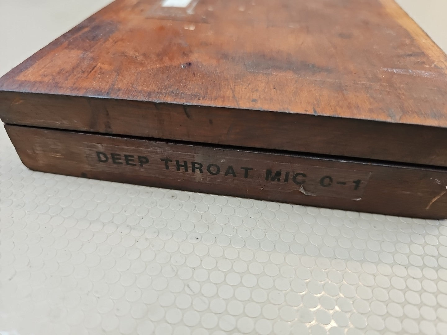 Scherr Tumico Deep Throat Sheet Metal Micrometer 0-1'' 6 inch 