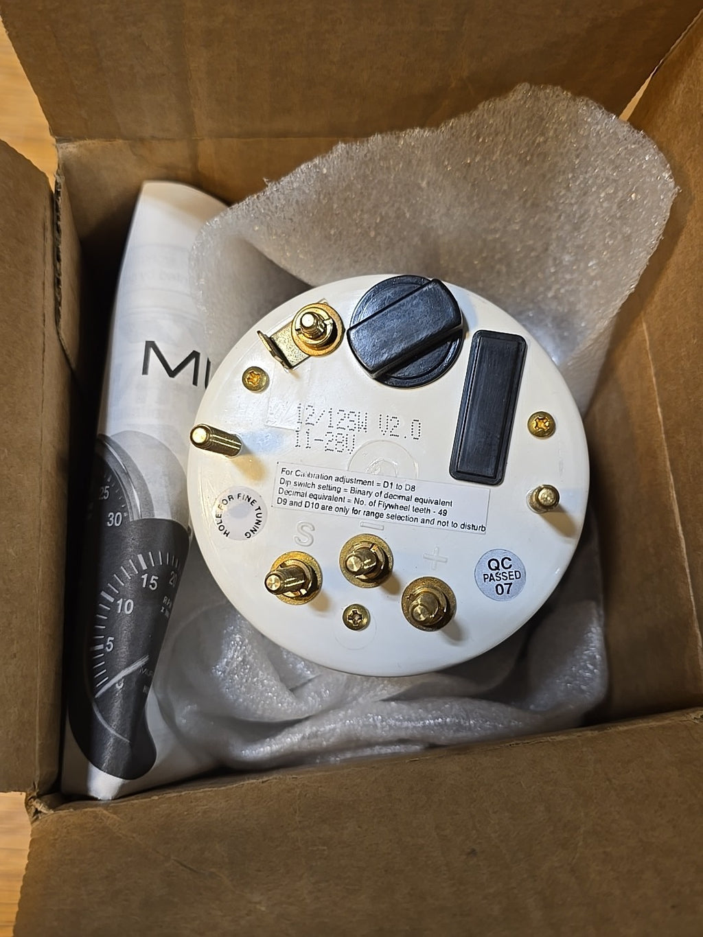 MURPHY ATS-40 HOUR METER 4,000 RPM TACHOMETER NEW
