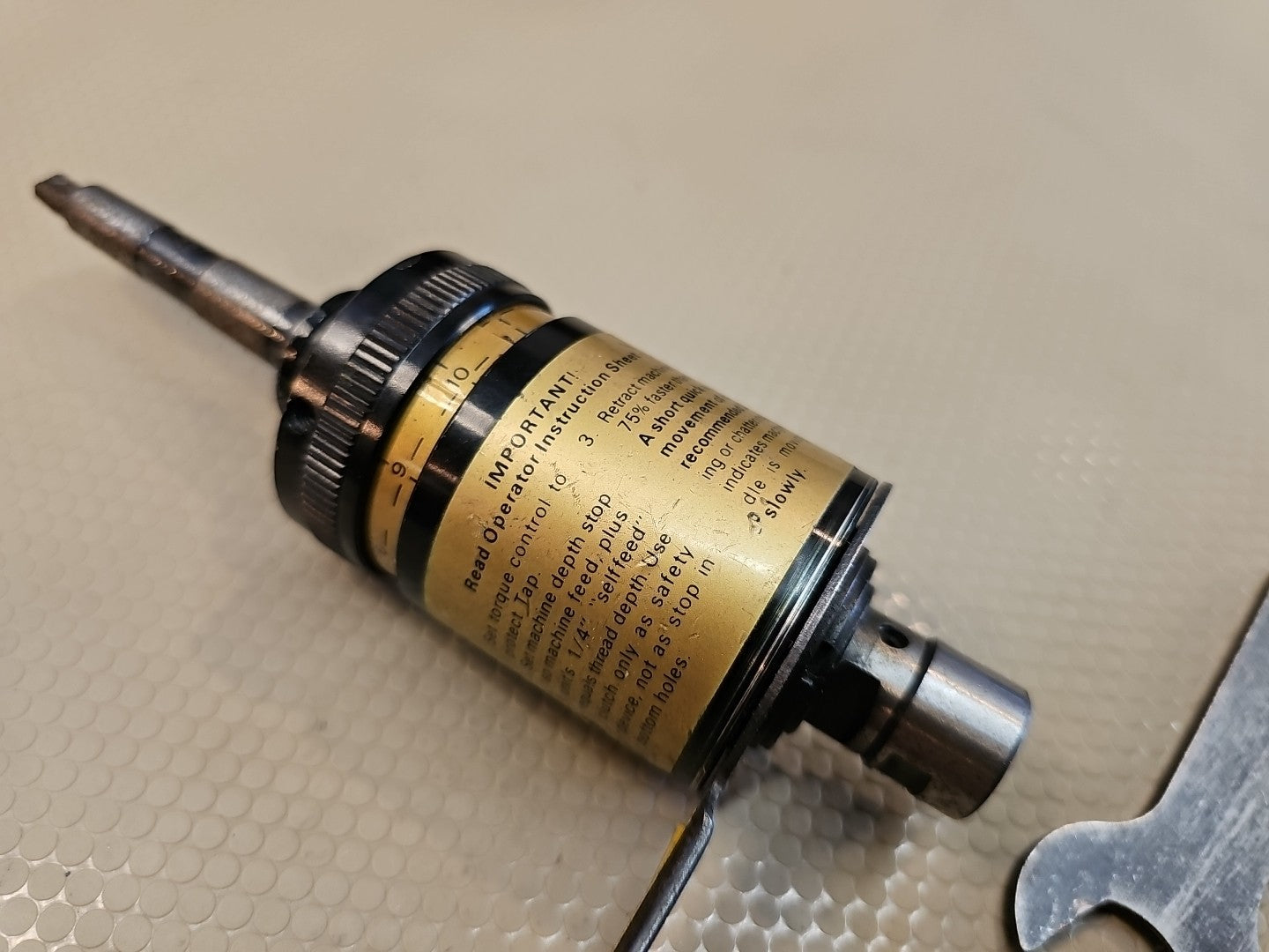 Tapmatic 30X Reversible Tapping Attachment, Morse Taper 2 Up To 1/4” Tap