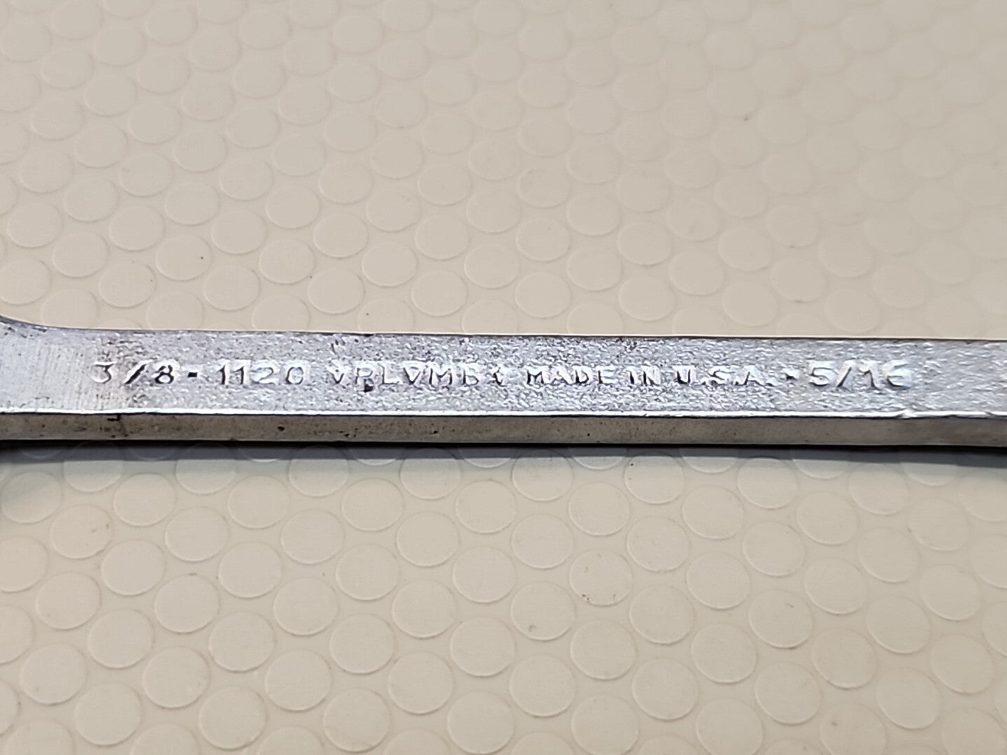 Vintage Plomb Box End Wrench 3/8" X 5/16" 1120 Plumb USA