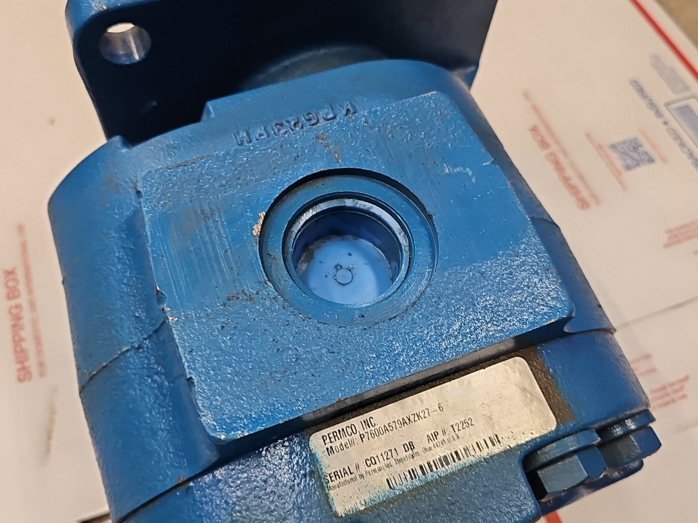 NEW PERMCO USA High Flow Gear Pump Hydraulic Pump 600 RPM QC Testd P7600 A579AXZ