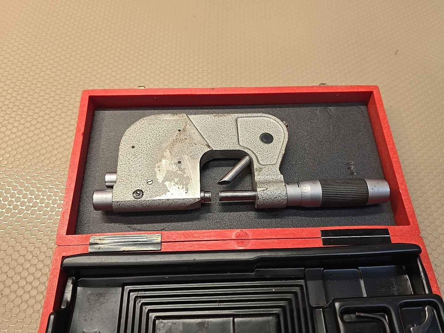 Etalon 225 Indicating Micrometer 0-1" .0001" Switzerland 072109835