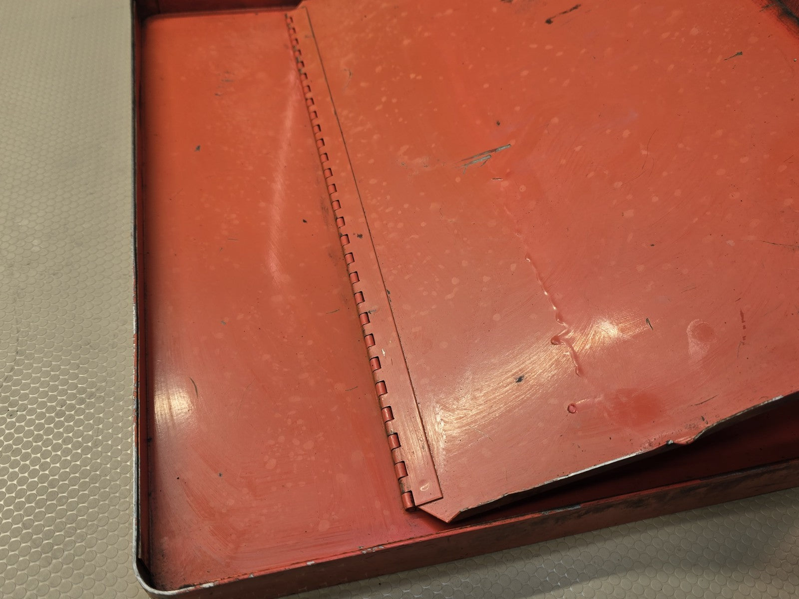 Vintage Snap-On Tool Box Folding Side Shelf Tray  USA