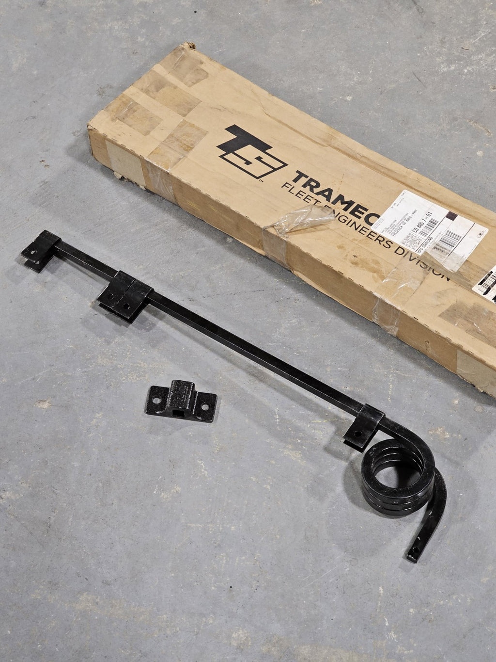 TRAMEC 561-03100123 Standard Square Triple Coil  Mudflap Bracket