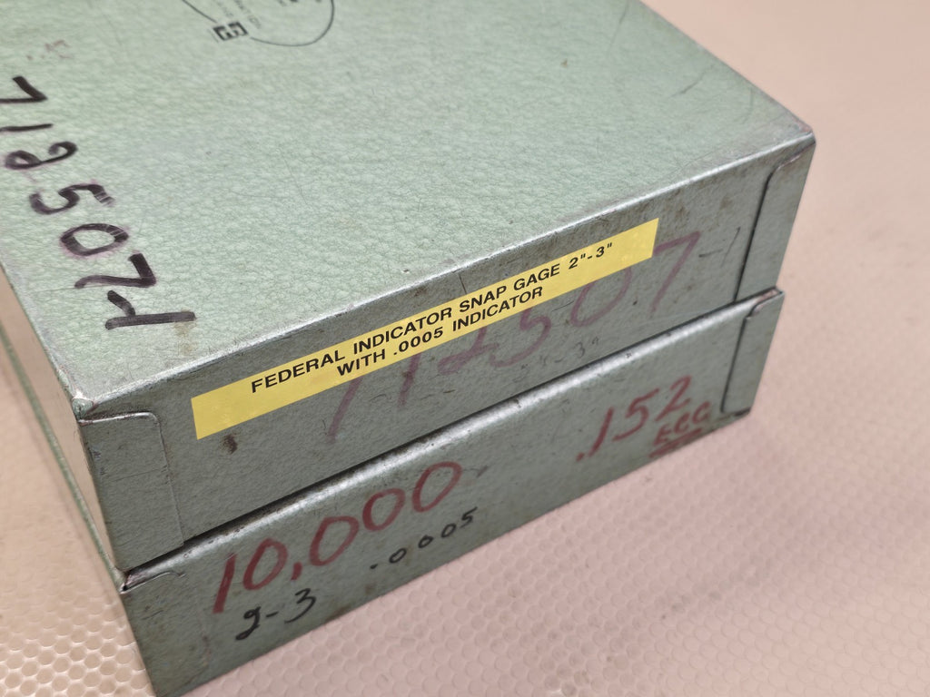 Federal Snap Gage 300P-3. 2-3”  Mahr Indicator Case 