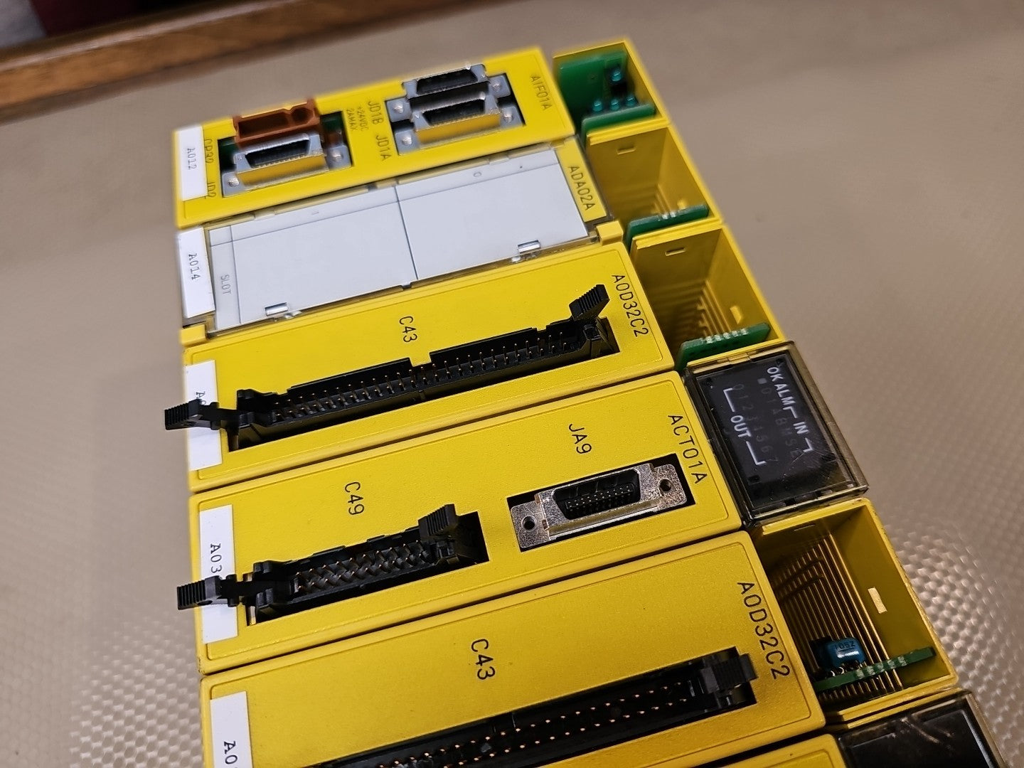 FANUC I/O Module Bundle - AIF01A, ACT01A, AID32F2, A0D32D2, ABU10A