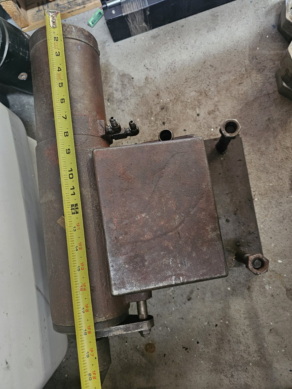 Horizontal Lathe Hydraulic Tail Stock Assembly Taper Vintage LARGE & HEAVY