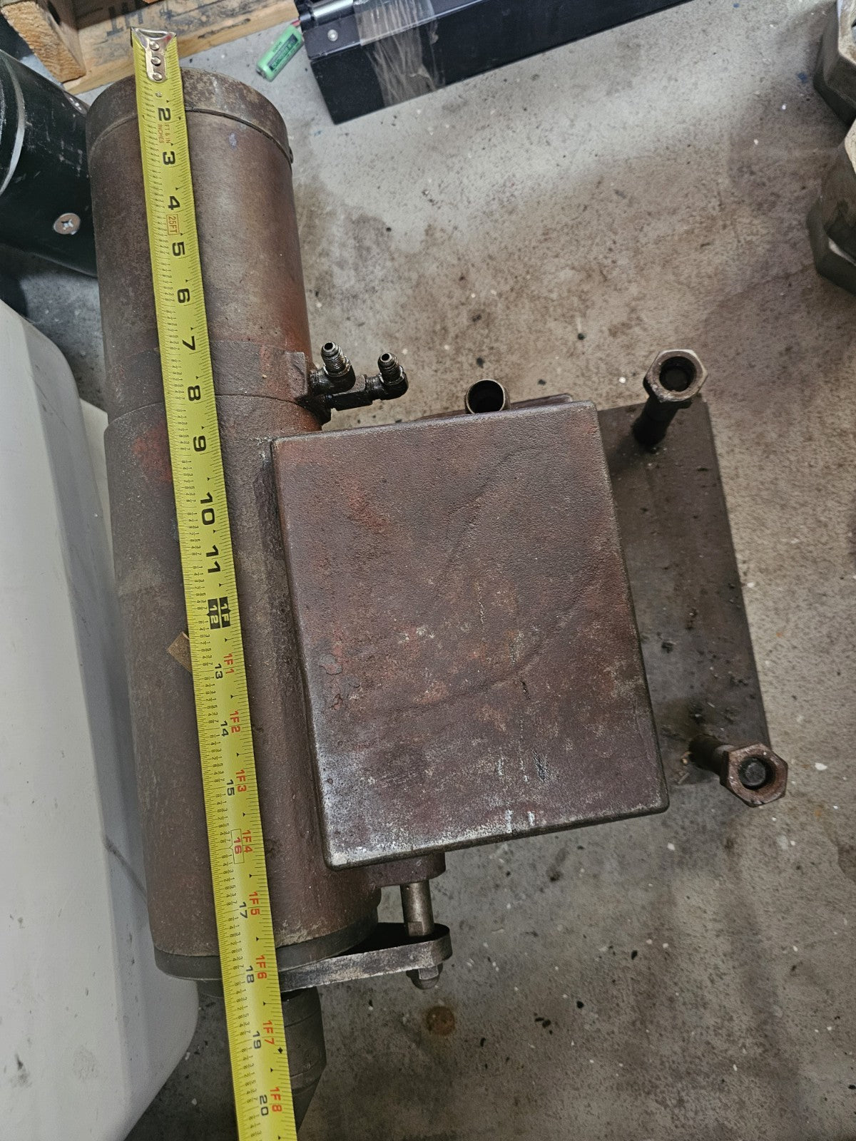 Horizontal Lathe Hydraulic Tail Stock Assembly Taper Vintage LARGE & HEAVY