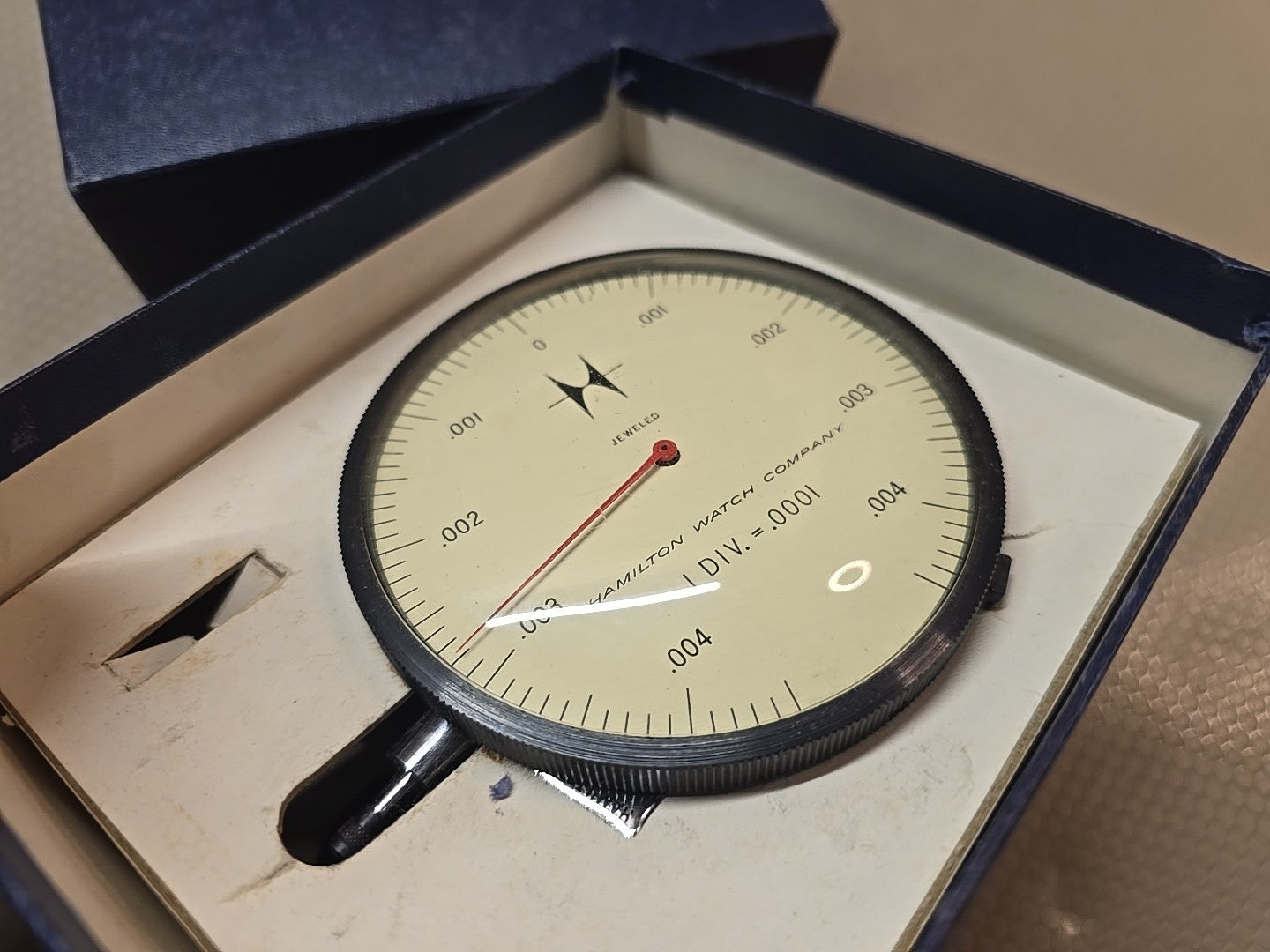 Hamilton Watch Company Dial Indicator L19-01-3 .0001 EXTRA LARGE DIAL