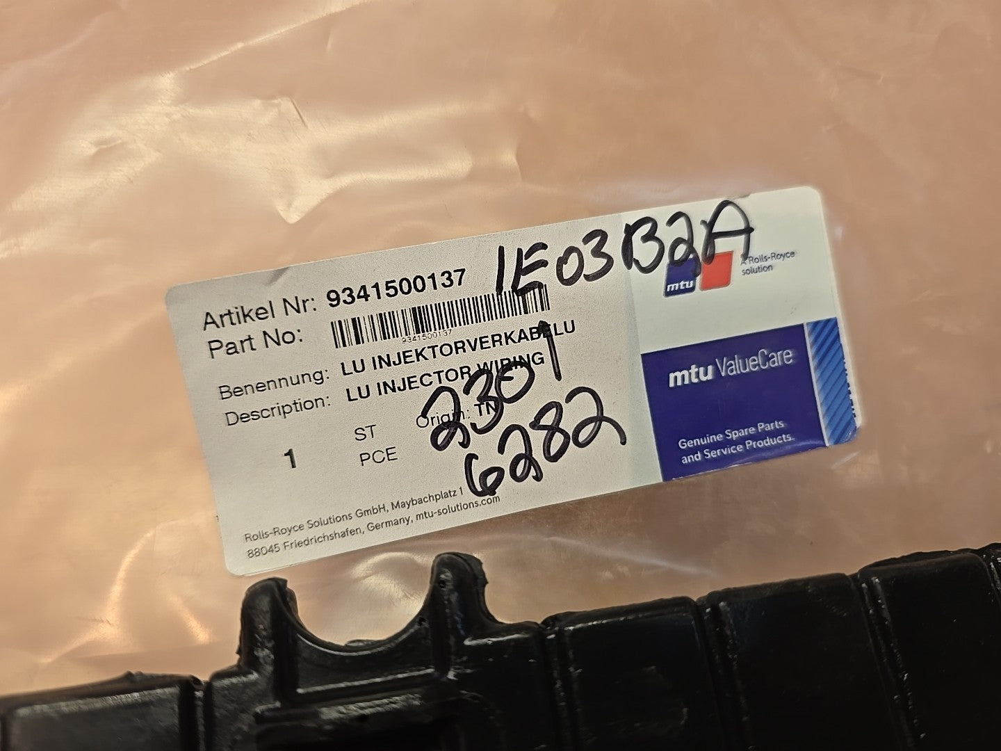 OEM Mercedes‑Benz 9341500137 Injector Wiring Harness Genuine