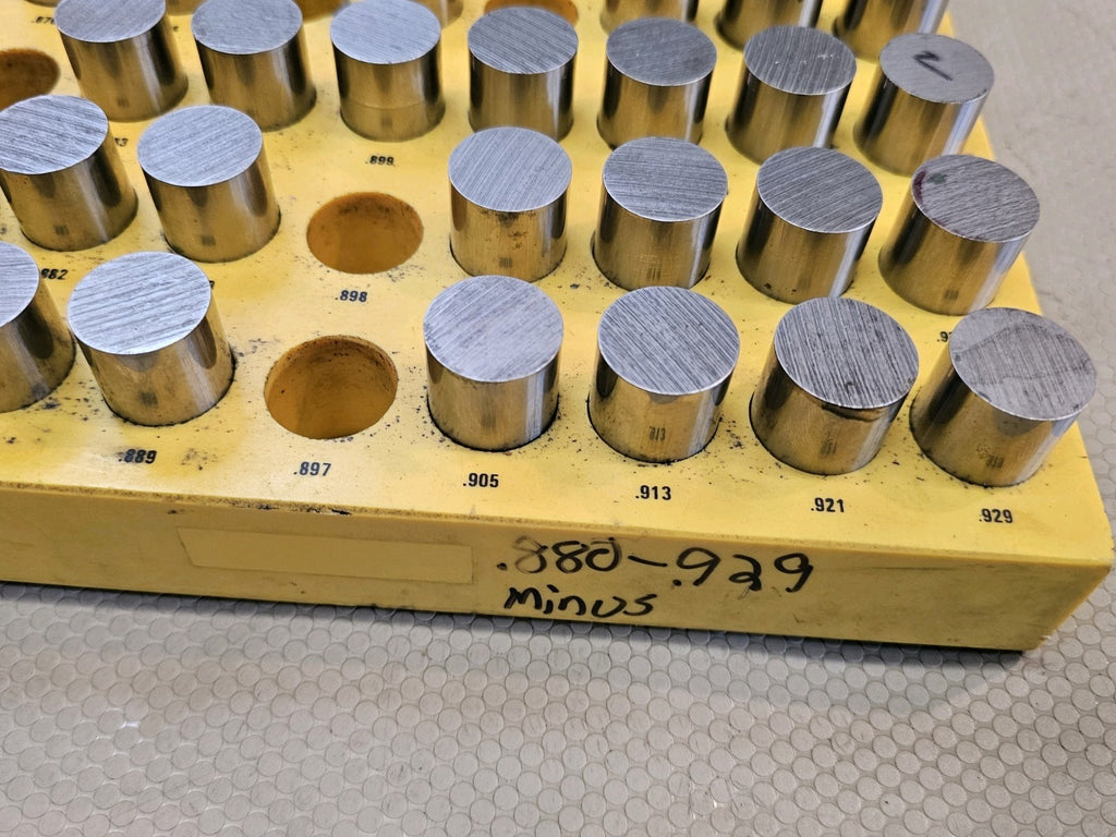 Pin Gauge Perfekt Punch 0.880 to 0.929 LARGE Machinist 
