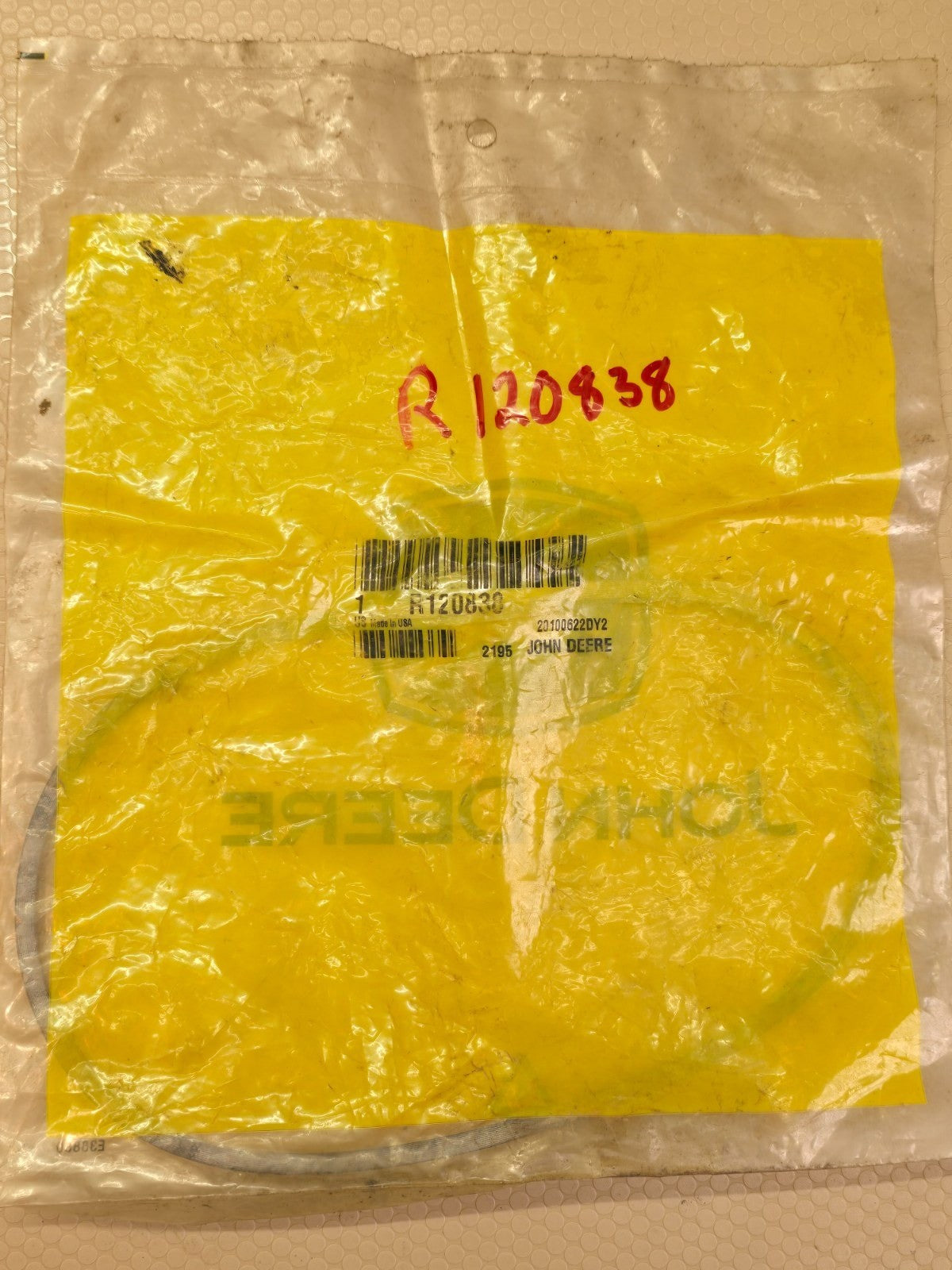 John Deere R120838 Outer Packing Piston Rod Seal Gasket OEM New