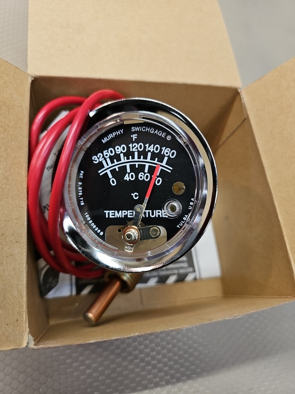 NEW MURPHY A25T-160-4-1/2 Temp Gauge NEW