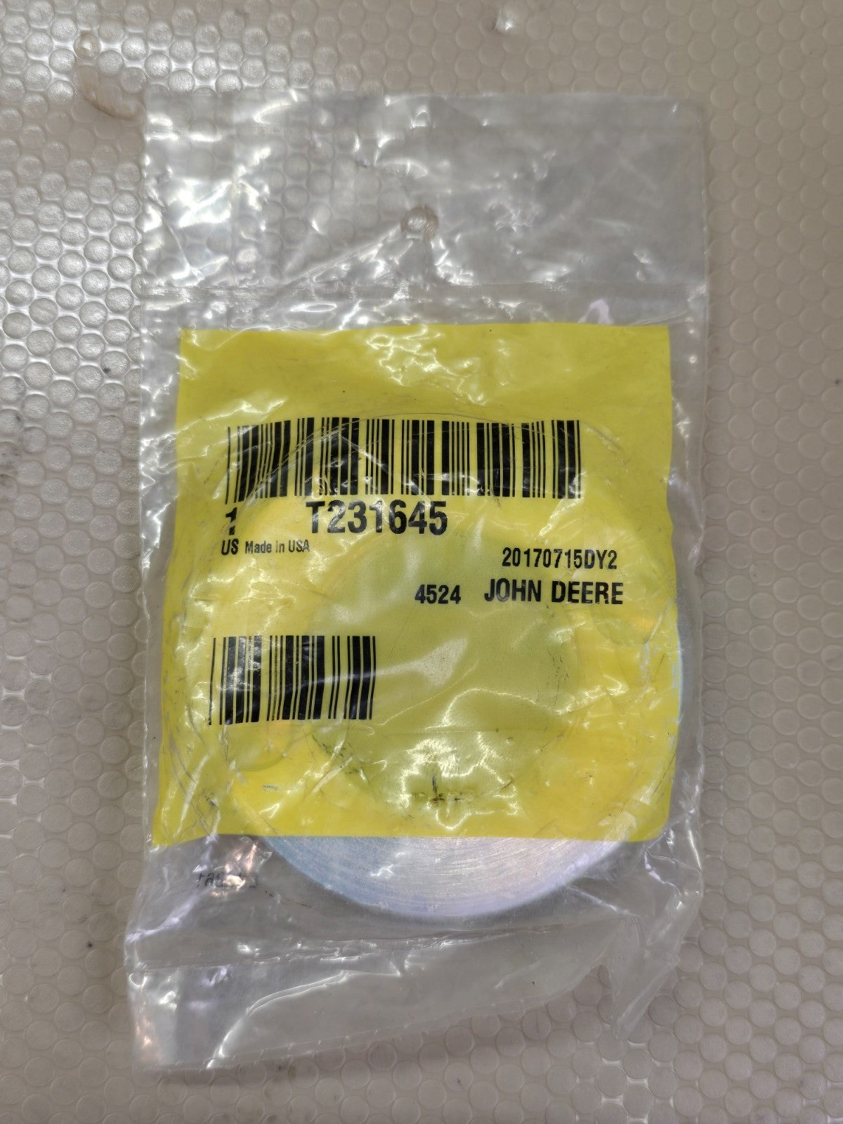 John Deere T231645 Bearing Adjuster OEM New Motor Grader Fan Part