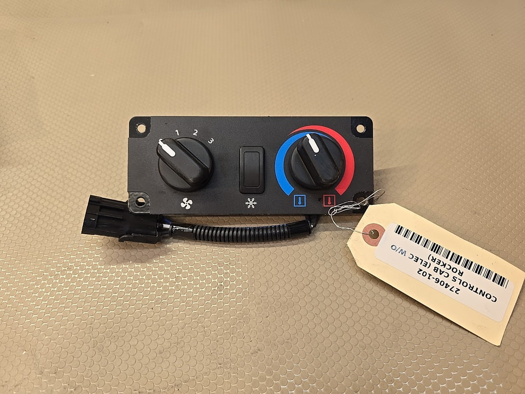 Heavy Duty Heater Control Panel A6000106 Bobcat Mack Paccar Generic 27406-102