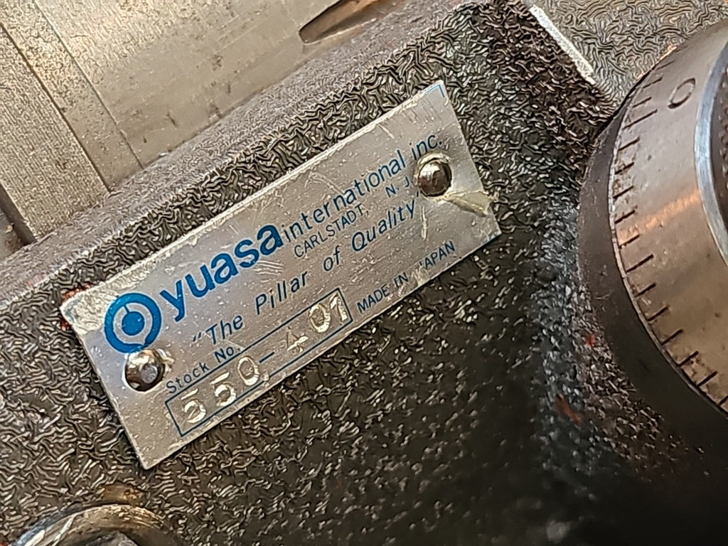 Yuasa 550-401 Tilting Angle Table 4" x 6" for Emco Maximat Super 11 Lathe A06X