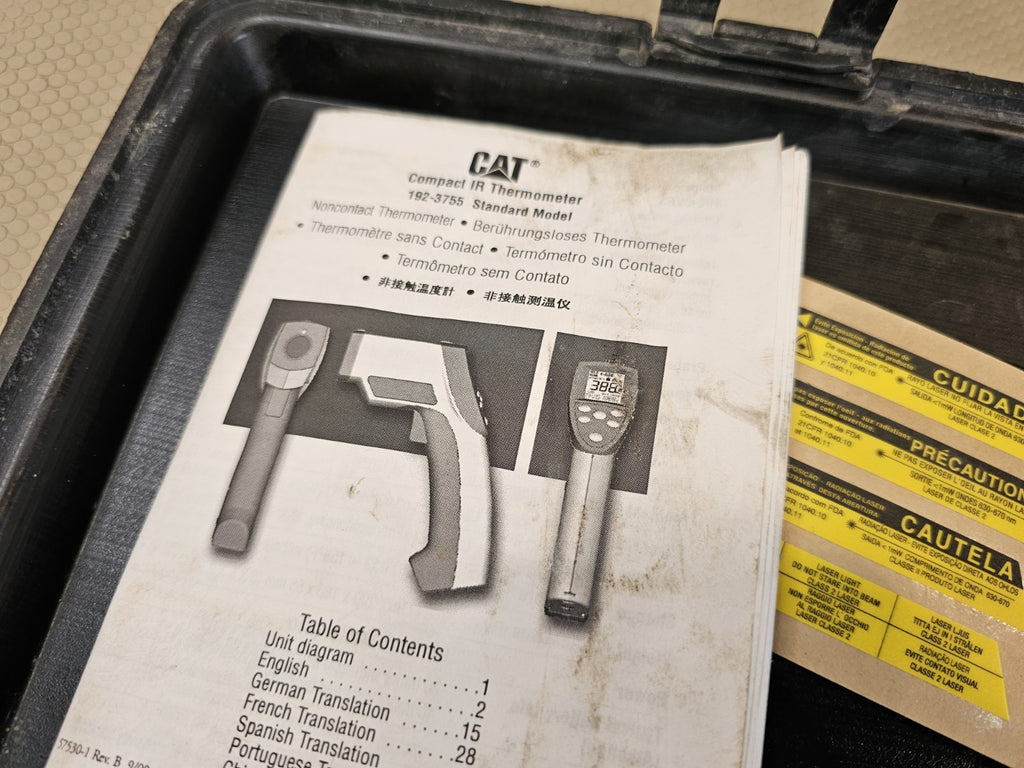 CAT OEM Non Contact Thermomater 192-3755 LASER THERMOMETER fits CATERPILLAR 