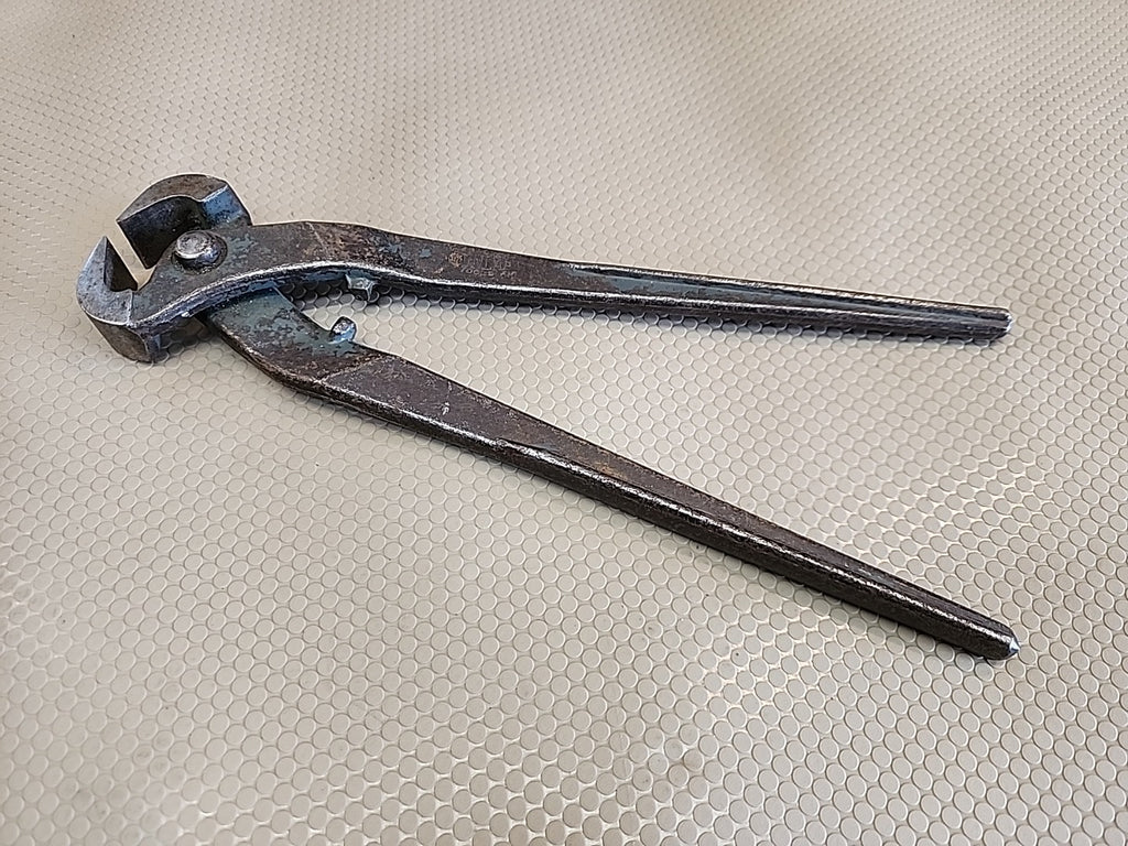 DUNLAP 10” END NIPPER BLACKSMITH PLIERS USA