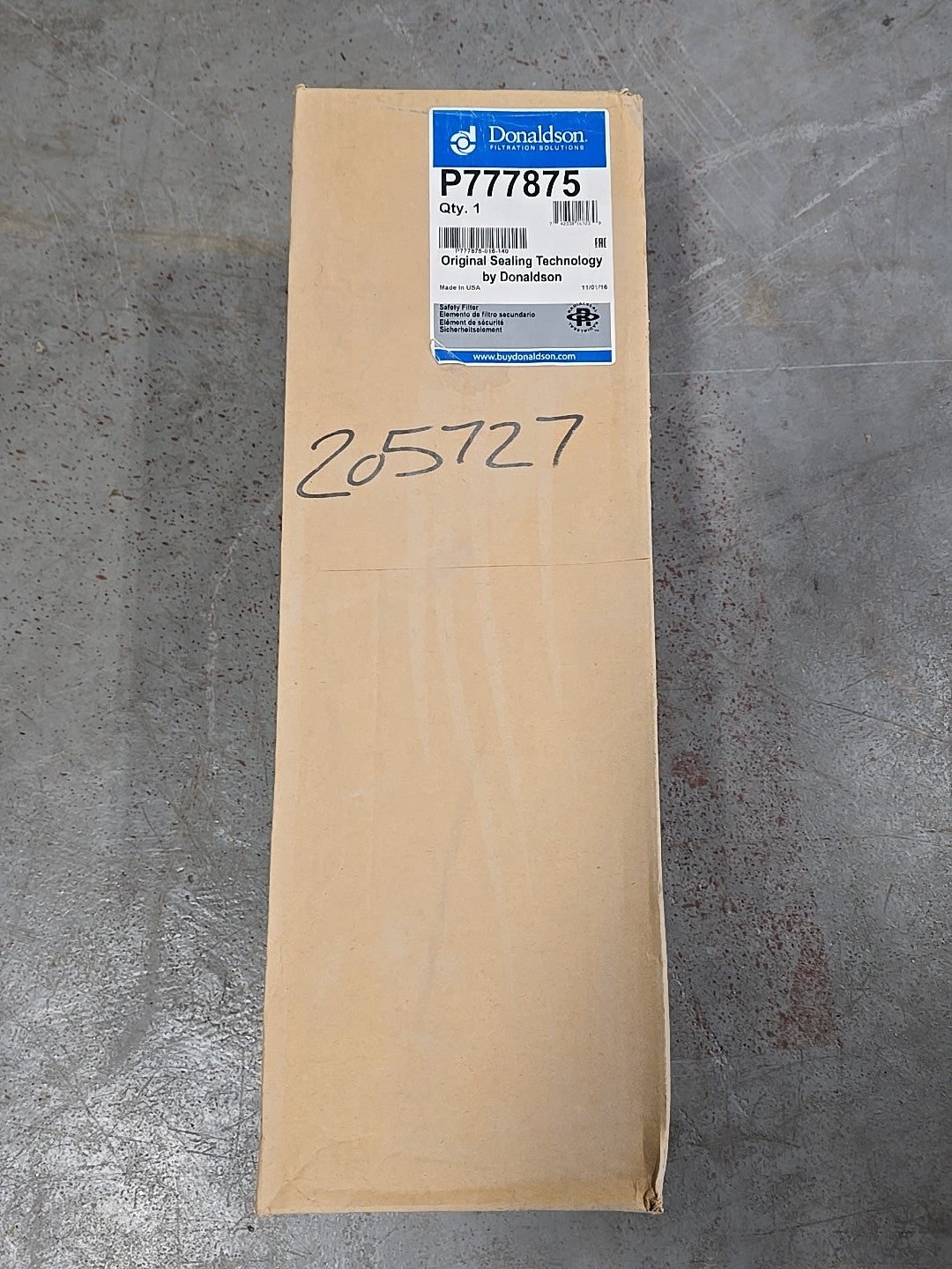 Genuine Donaldson P777875 AIR FILTER, SAFETY RADIALSEAL UPC 742330108239