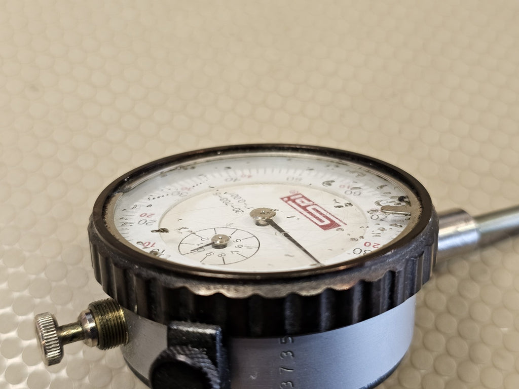 Swiss Precision Instrument 20-703-5 Dial Indicator: 1" Range, 0-100 & 0-50-0