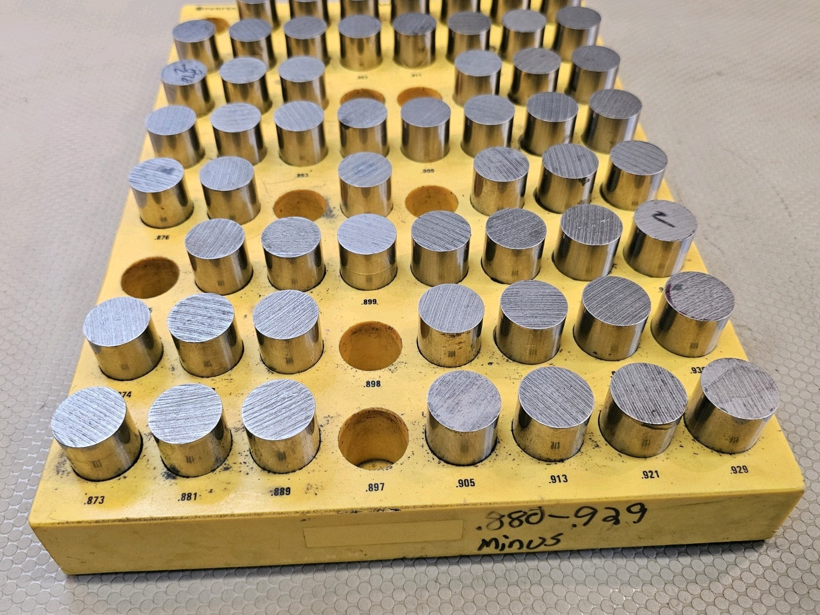 Pin Gauge Perfekt Punch 0.880 to 0.929 LARGE Machinist 