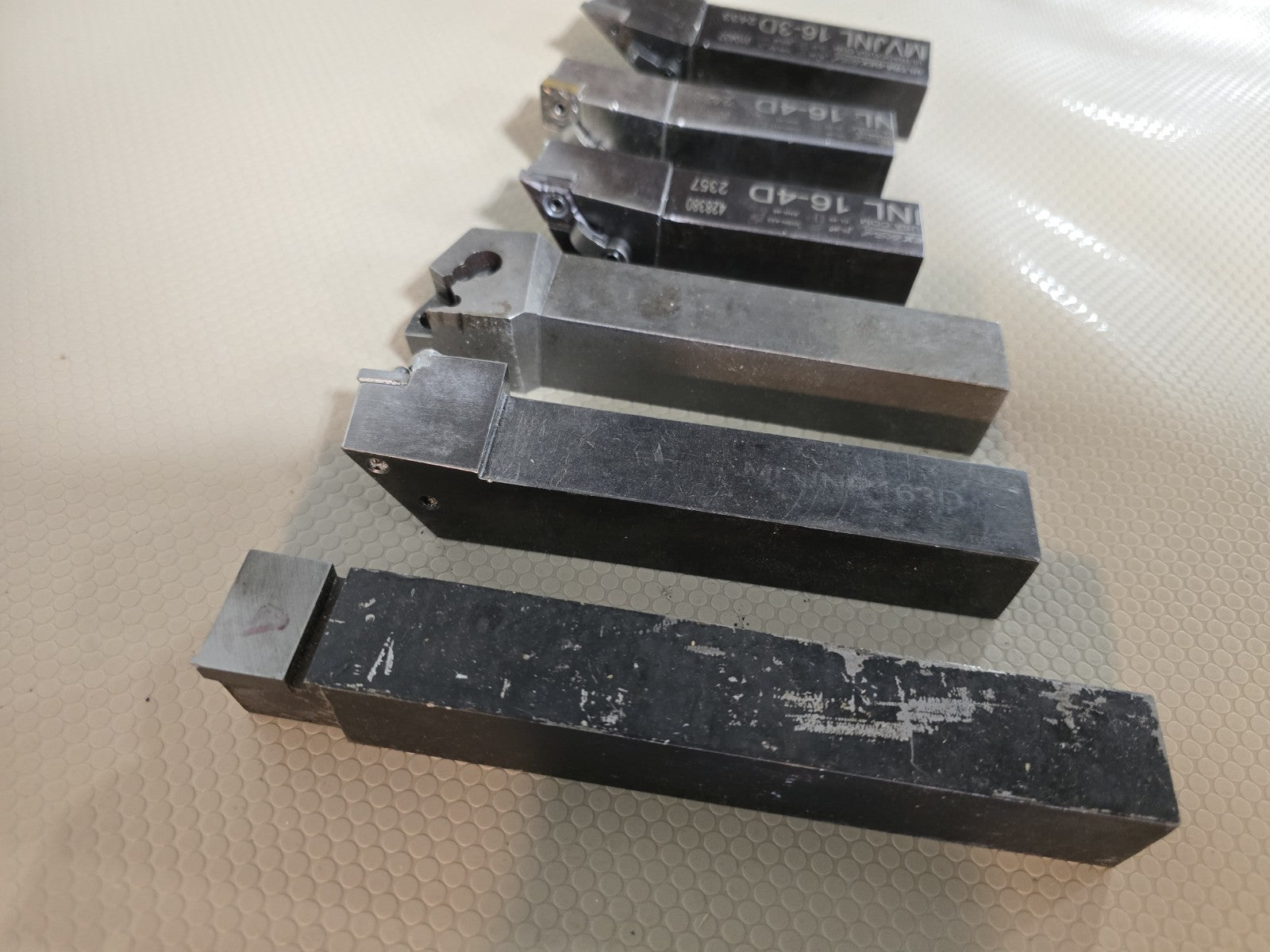 Lot of 6 Used Turning & Tool Holders For Lathe Mixed Brands Ultra Dex 