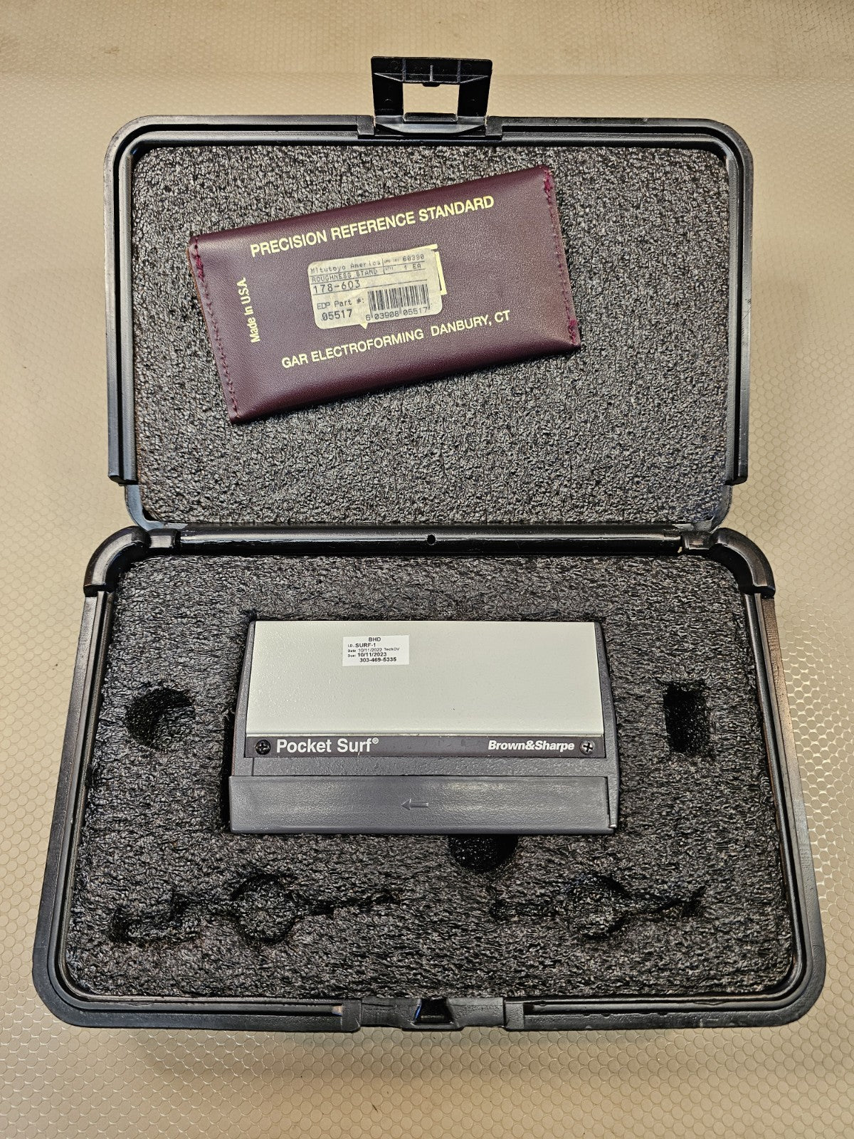 Mahr Federal Pocket Surf III Kit Brown Sharpe Surface Roughness Gage + 178-603