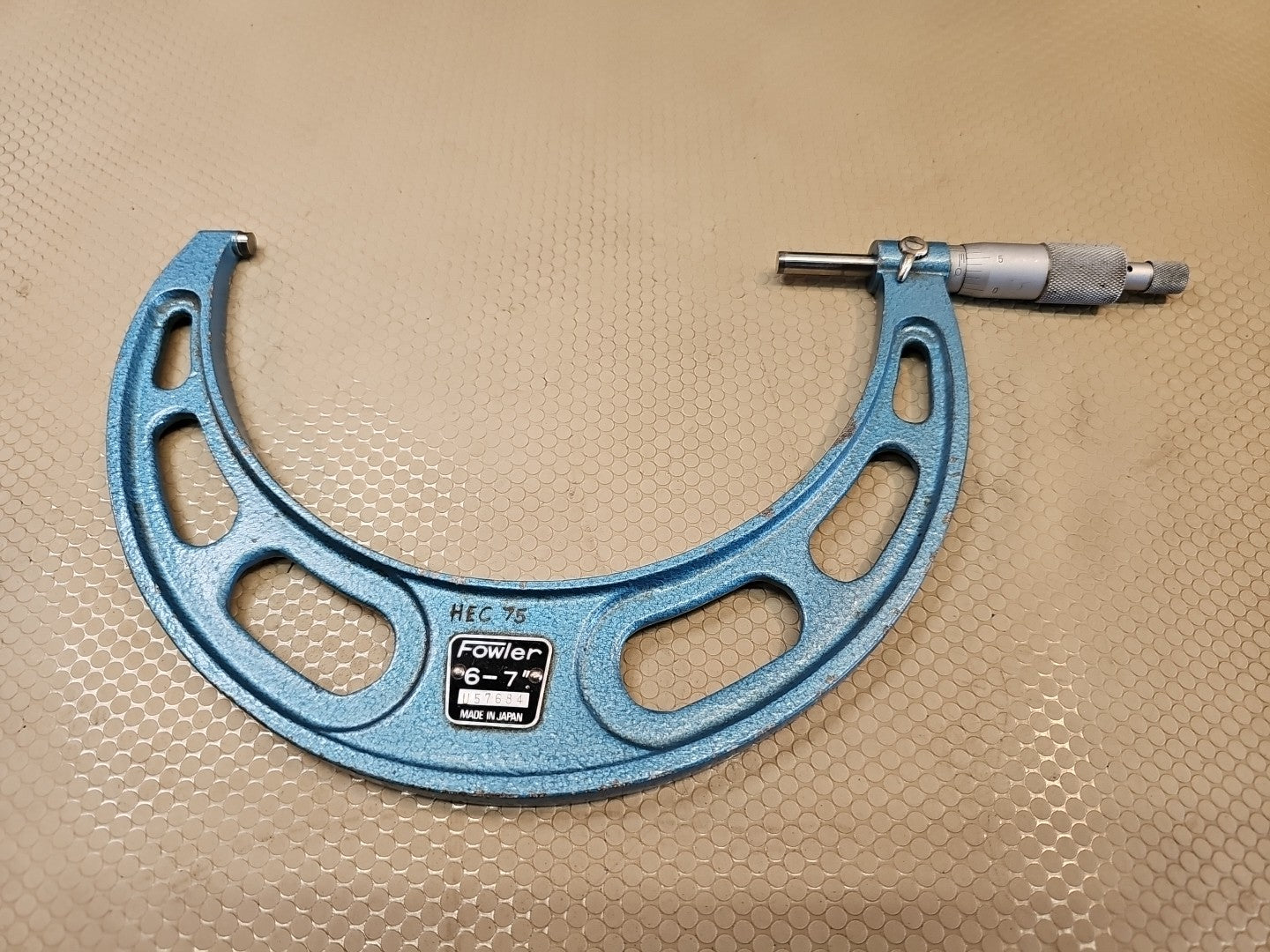 Fowler tool company 6" to 7" micrometer-V43150 Made in Japan & Calibrated
