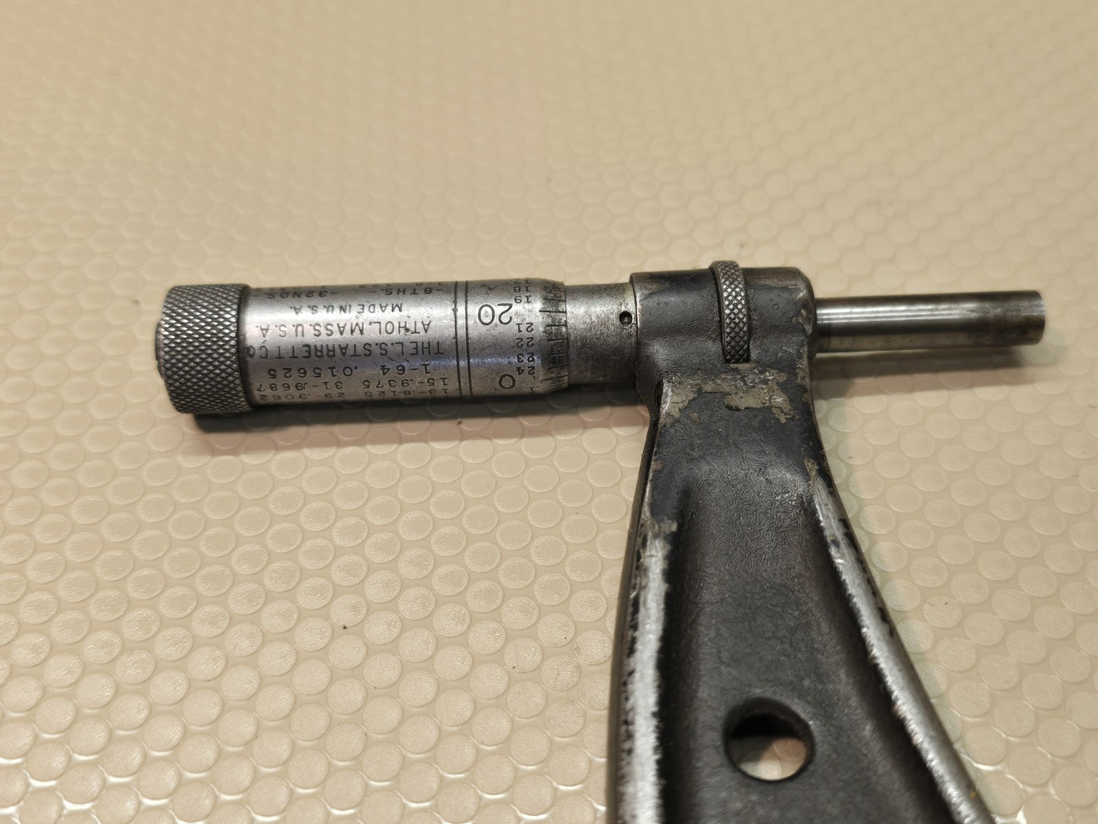 Starrett 436 Outside Micrometer, 16-17" Range