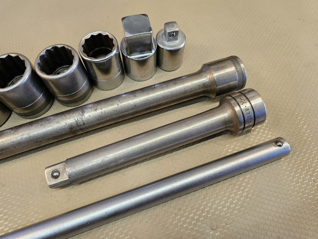 SK Wayne & Other Brands  3/4" Drive 8" Extension & Adapter Set USA Japan
