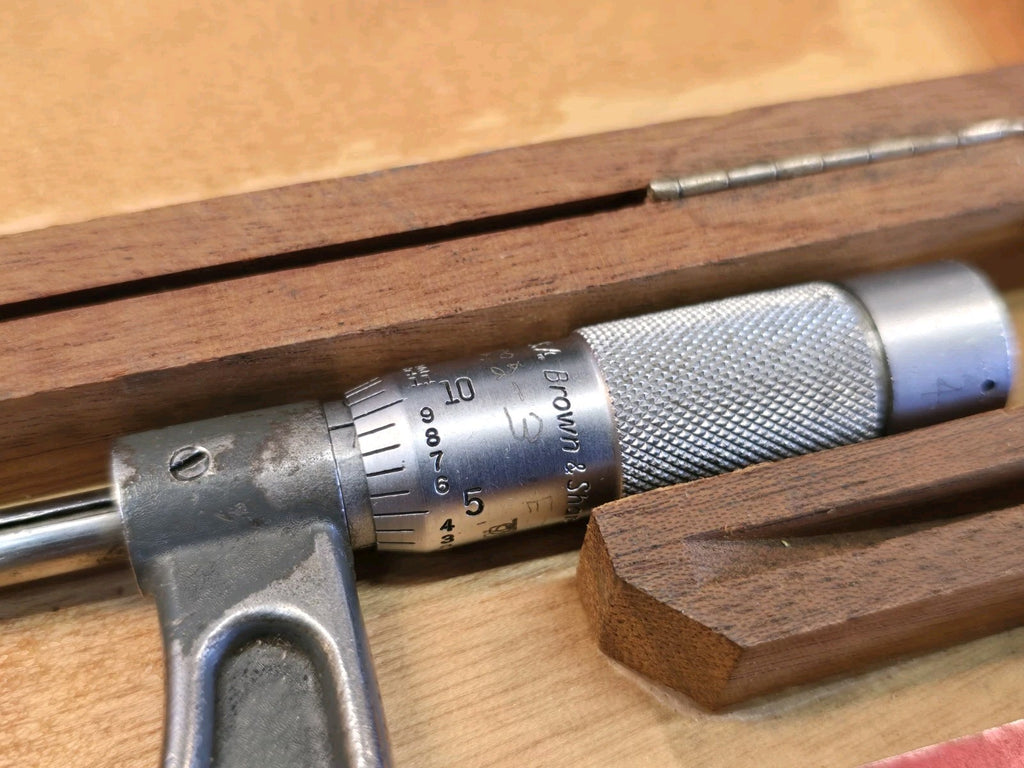 1”-2”  Brown & Sharpe Blade Micrometer Made in USA