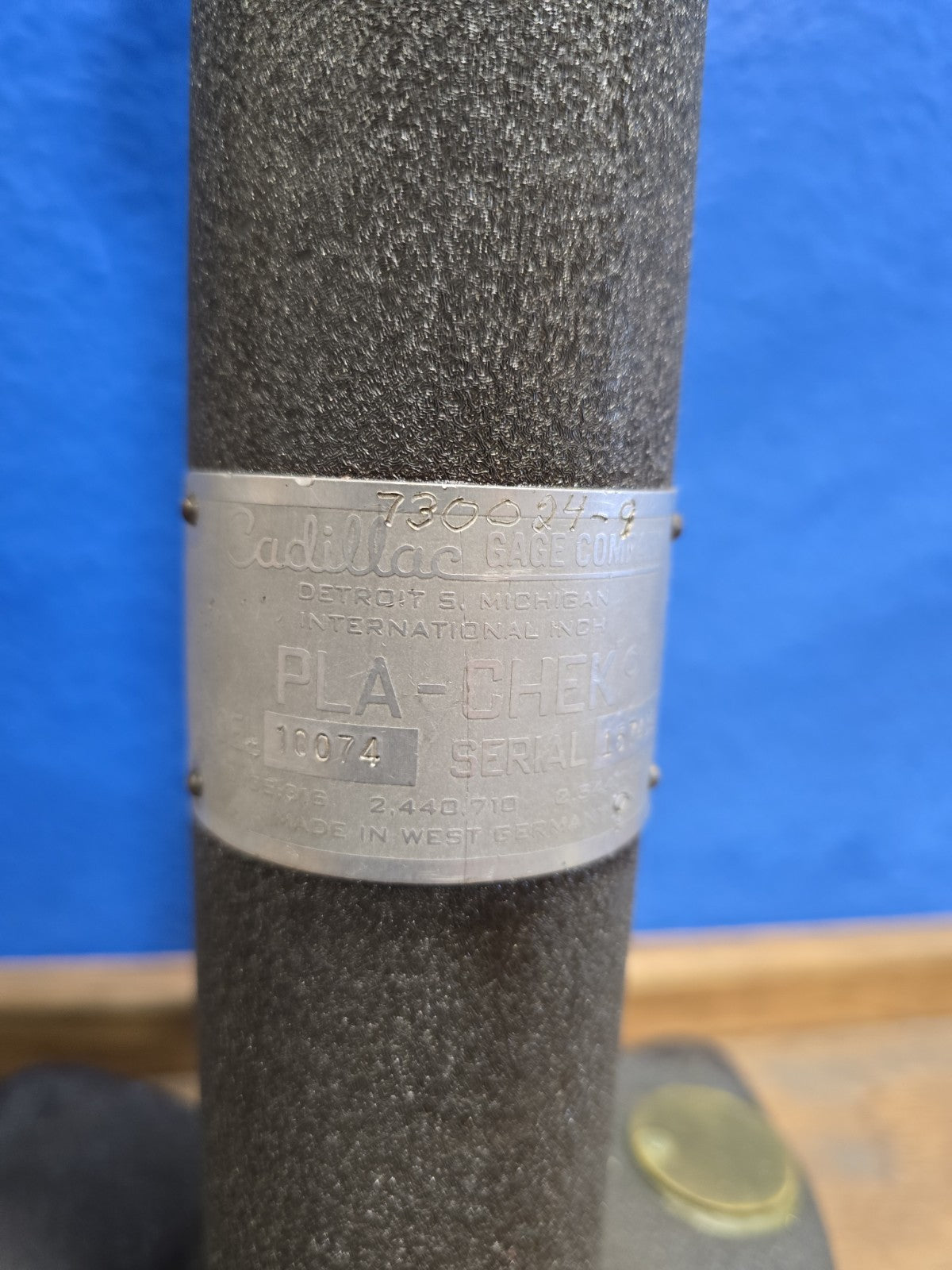 CADILLAC GAGE CO.  PLA-CHEK HEIGHT GAUGE MODEL 10129 LARGE 12" 17 TALL 