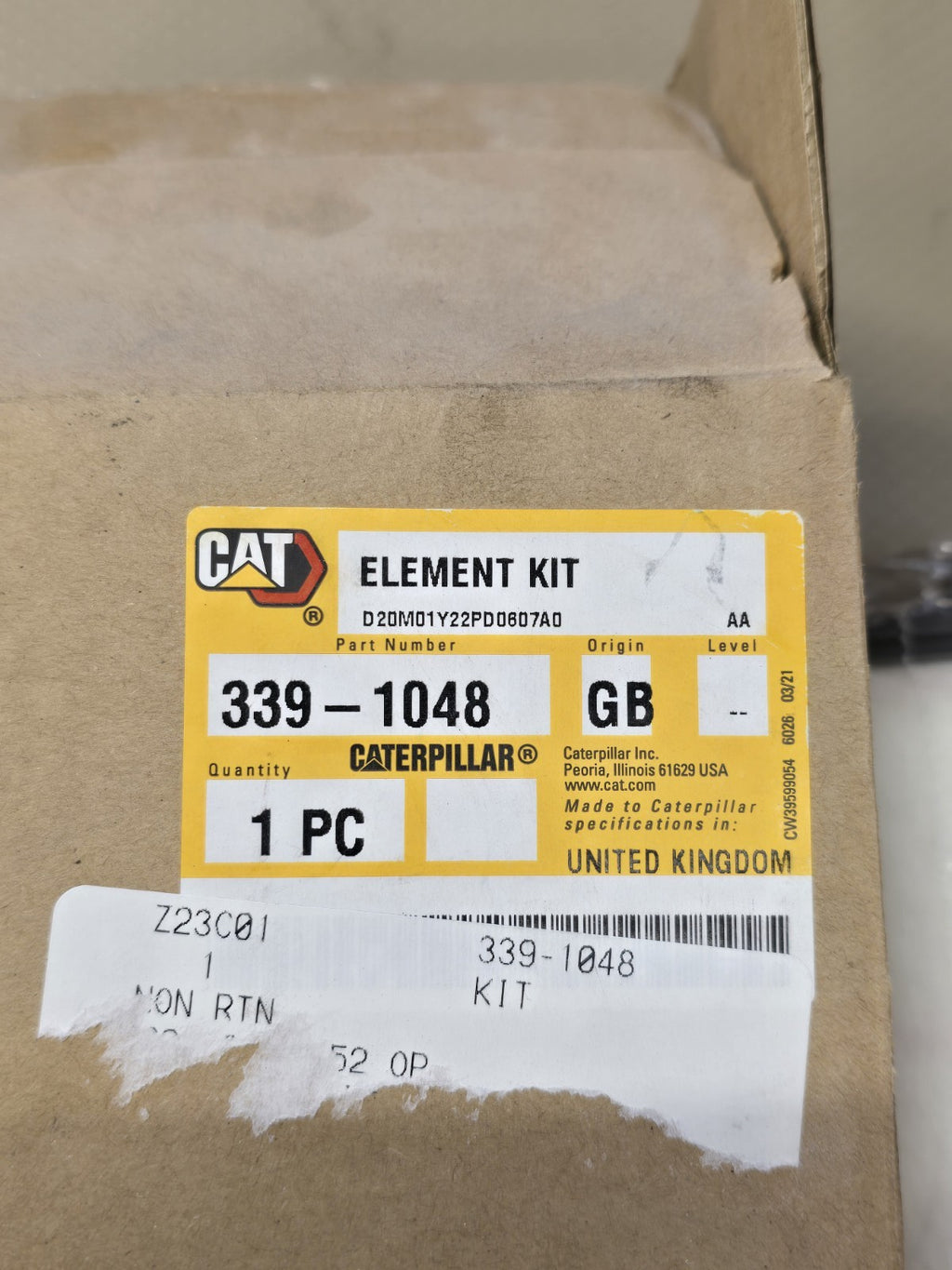 339-1048 CAT Air Filter Element Kit Genuine OEM Caterpillar 