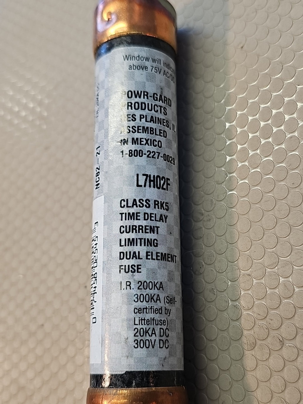 FLSR60ID LITTEL 75-600V Ul  Dual Element TD Fuse