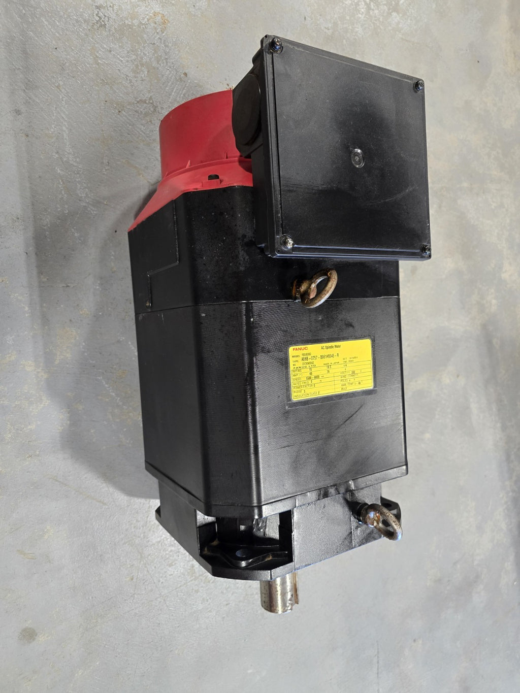 FANUC A06B-0757-B961 #0045-R AC Spindle Motor 15/18.5kW 6000 RPM 200V LARGE!