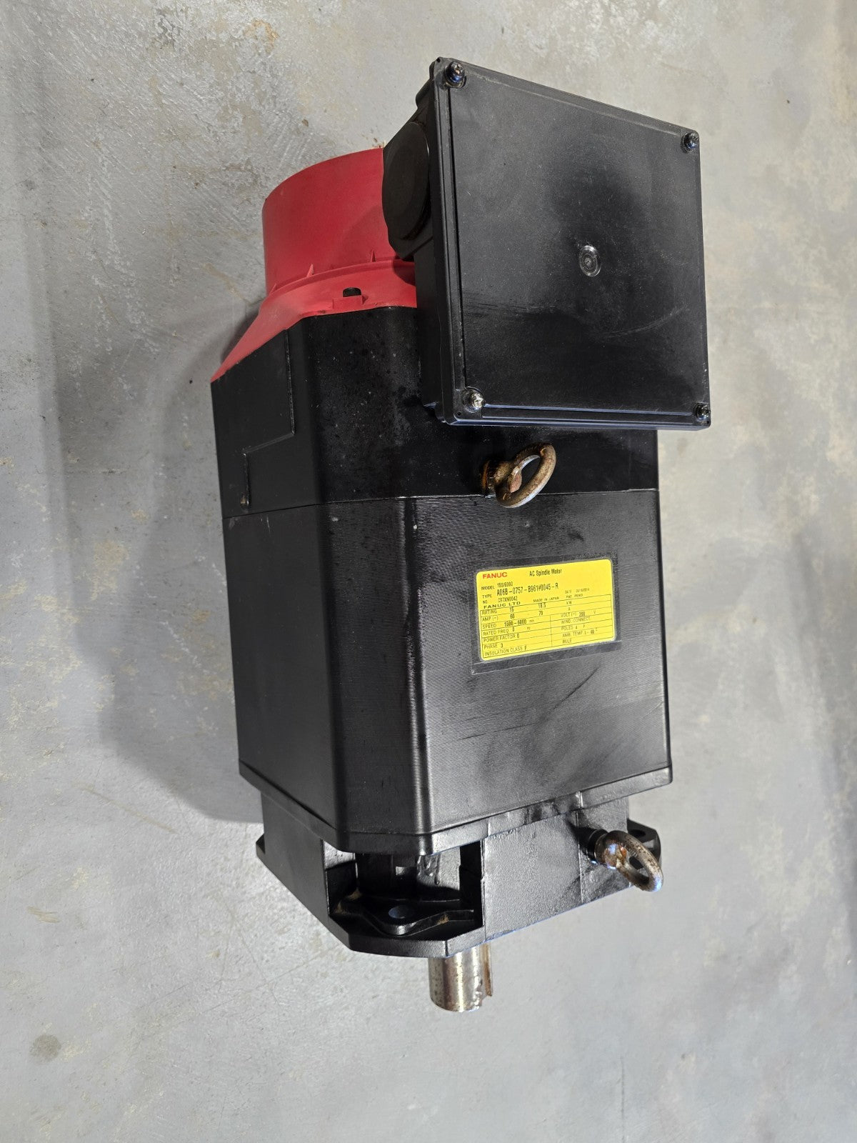 FANUC A06B-0757-B961 #0045-R AC Spindle Motor 15/18.5kW 6000 RPM 200V LARGE!