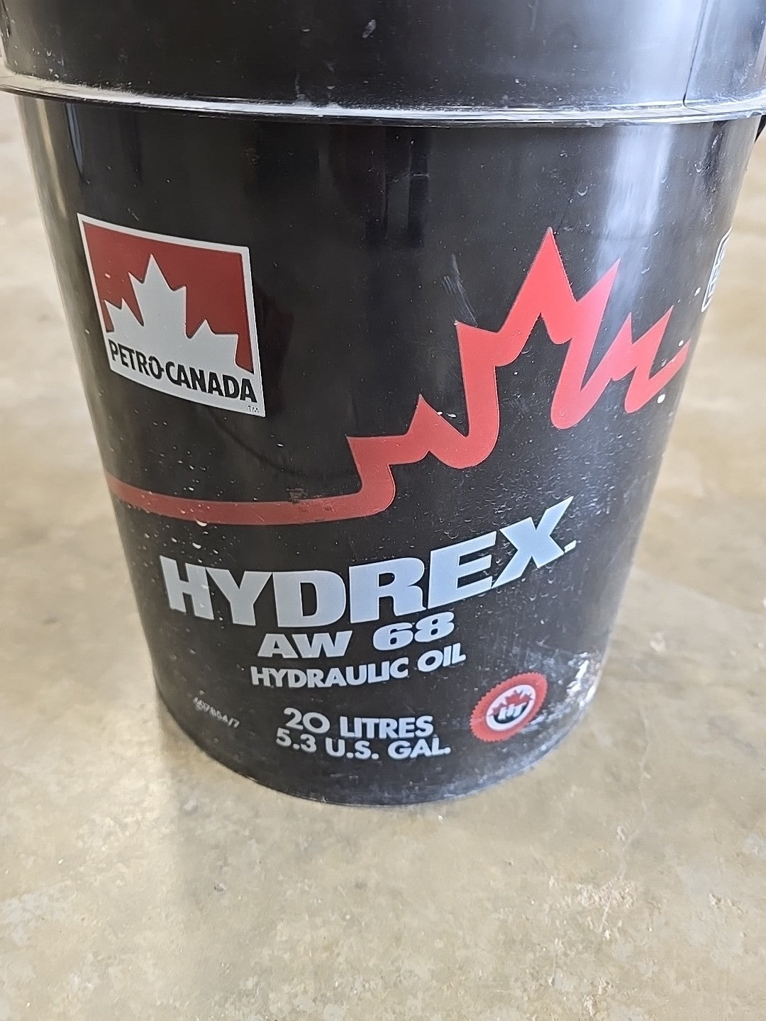 Petro Canada HDXAW68P20 Hydrex AW 68 20L Pail Hydraulic Oil NEW